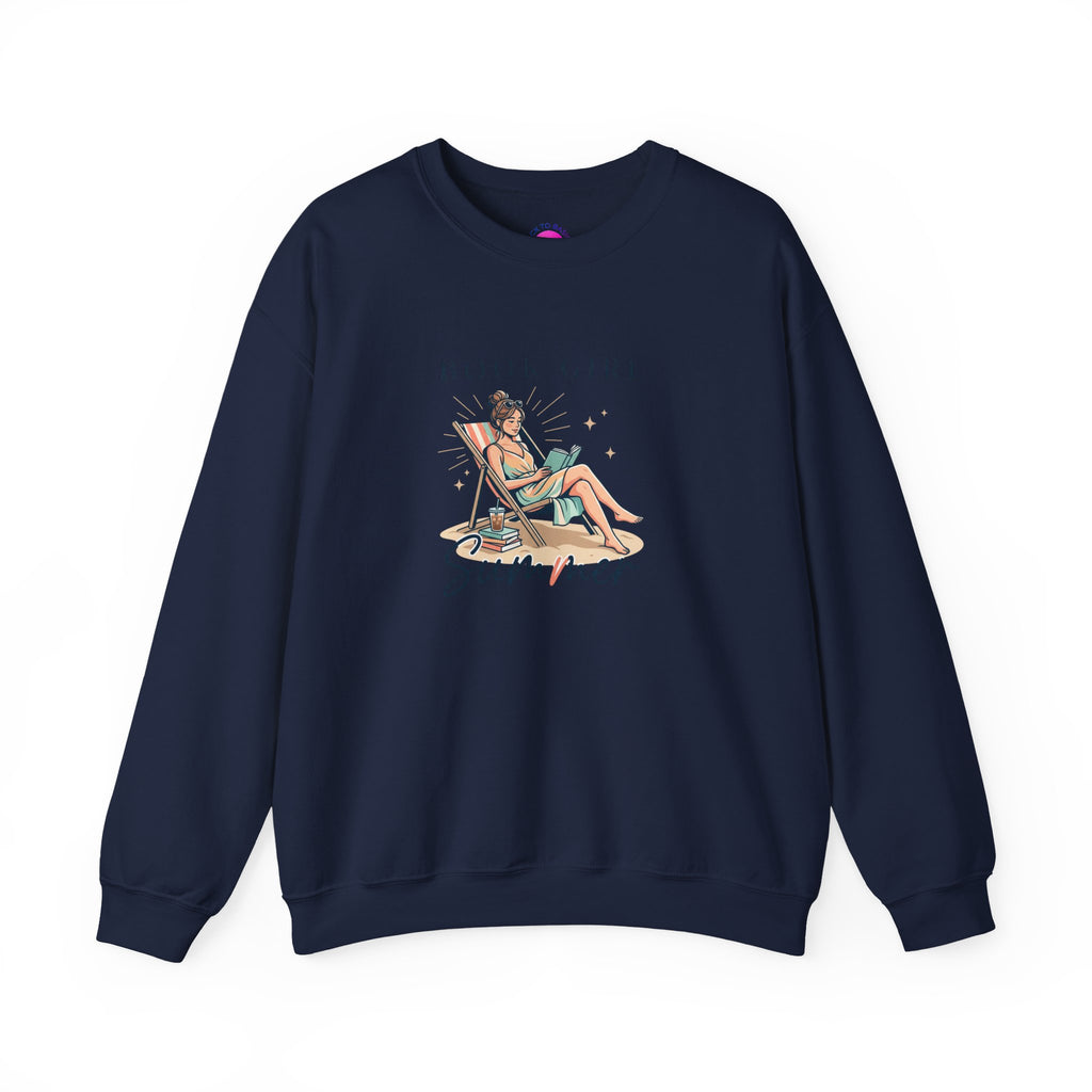 Book Girl Summer Sweatshirt | BookTok, beach reads, bookish summer aesthetic