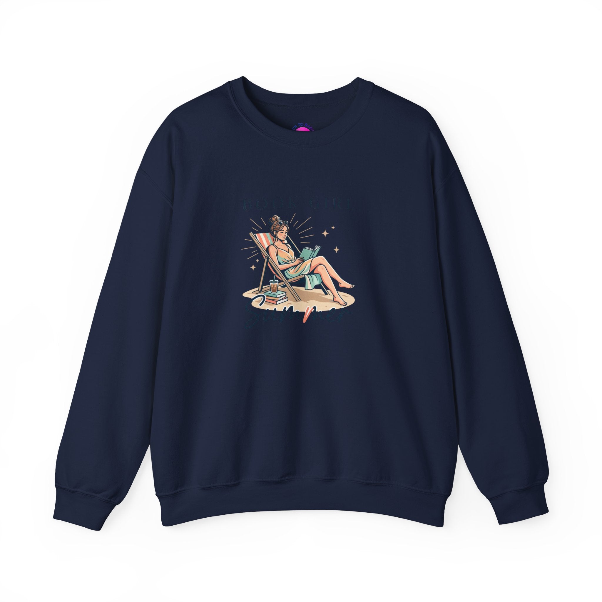 Book Girl Summer Sweatshirt | BookTok, beach reads, bookish summer aesthetic