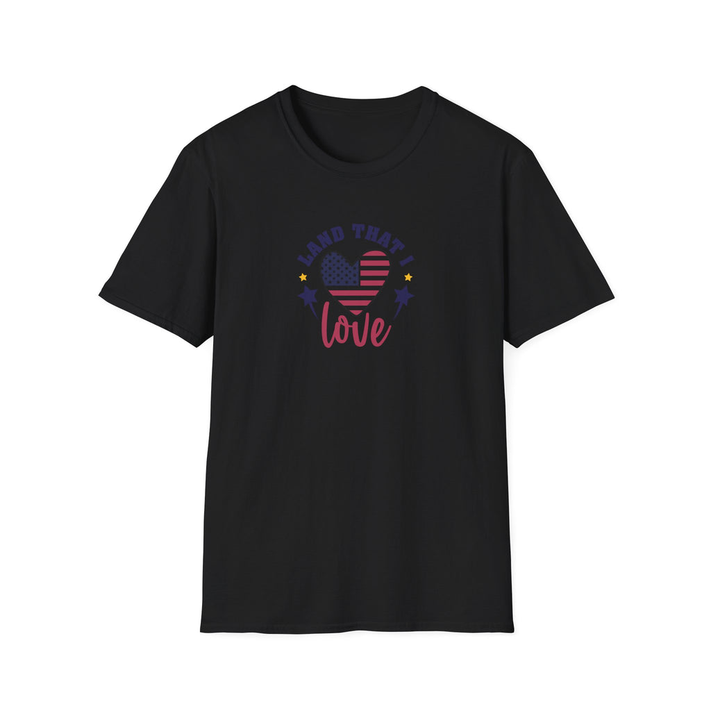 Land That I Love Patriotic T-Shirt — American Flag Tribute Tee