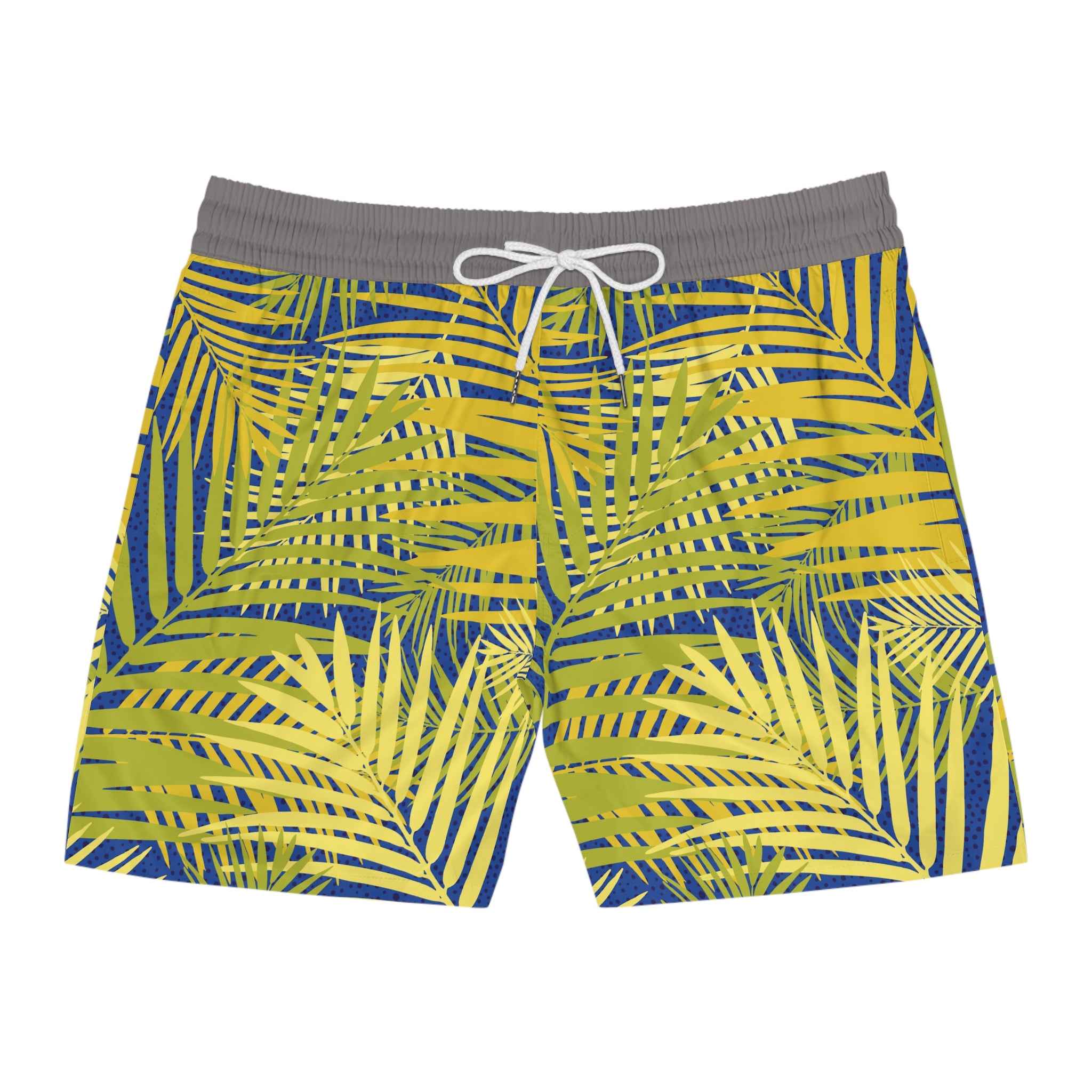 Men's Tropical Swim Shorts — Tropical Vibe Mid-Length Swimshorts