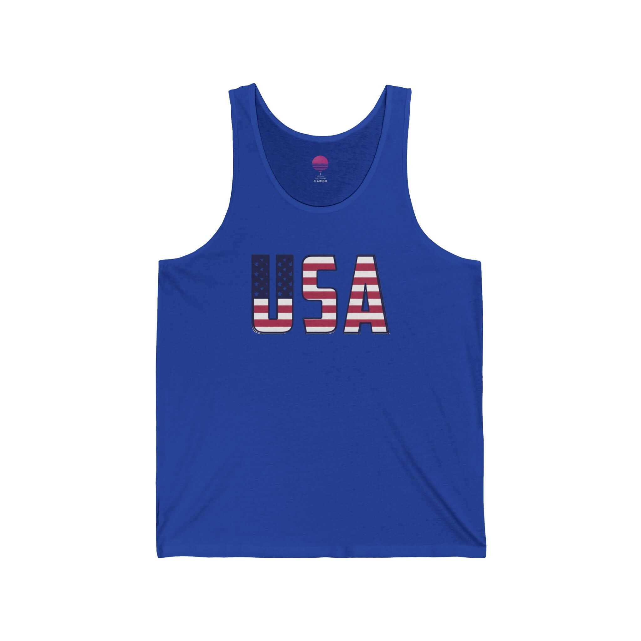 American Flag Tank Top — USA Patriotic 4th of July Graphic Tank