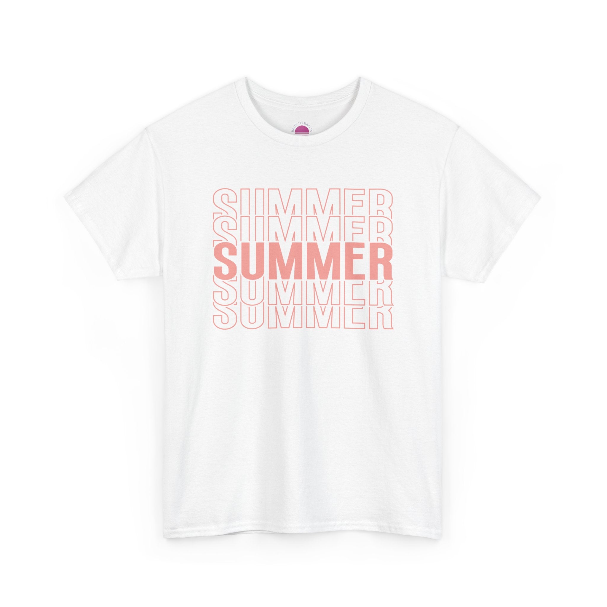 Pink "SUMMER" Graphic Tee — Summer Repeat