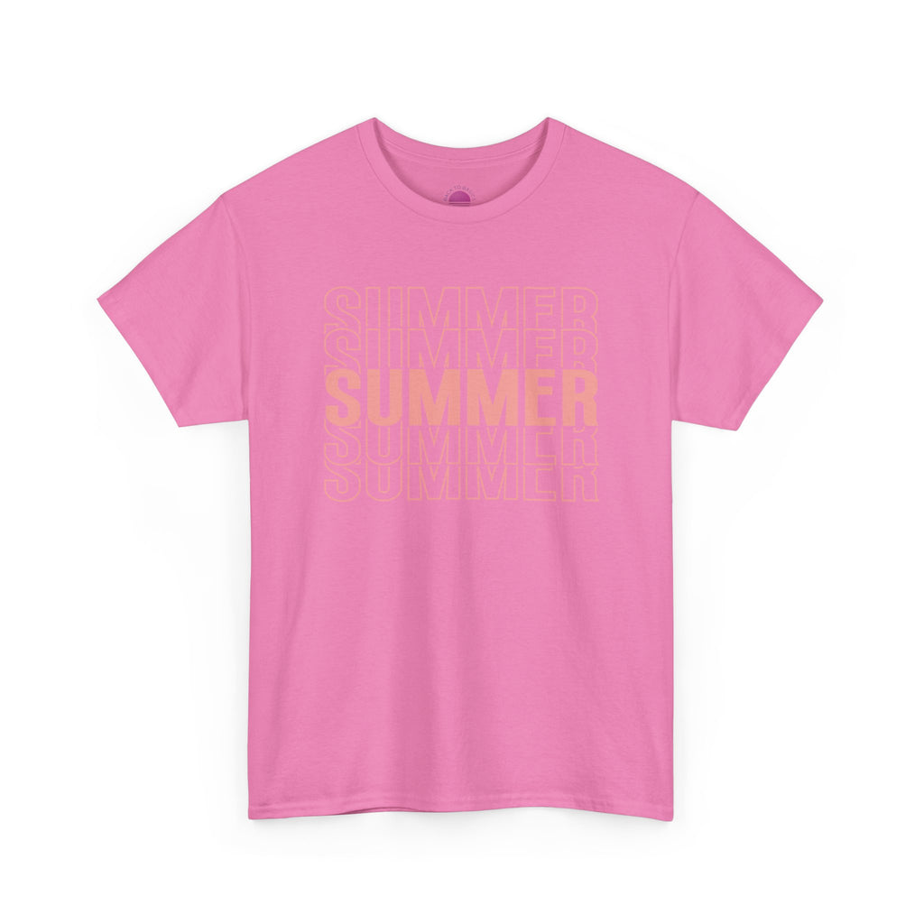 Pink "SUMMER" Graphic Tee — Summer Repeat