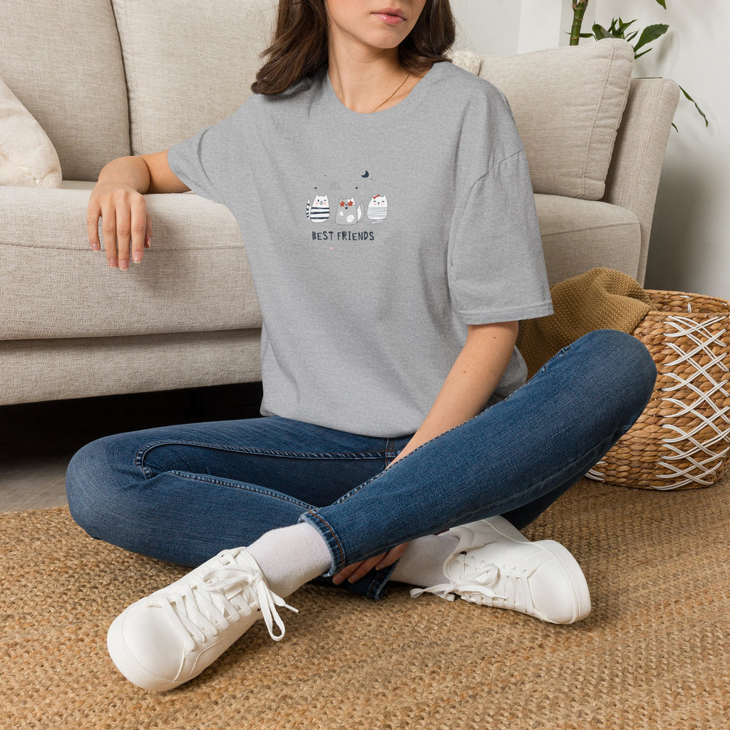 Cat Best Friends T-Shirt — Matching Cat Lover Tee