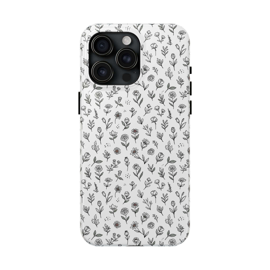 Floral Summer Vibe Phone Case — Tough Protective Floral All‑Over Print