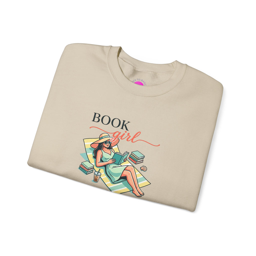 Book Girl Summer Sweatshirt | BookTok, bookish summer aesthetic