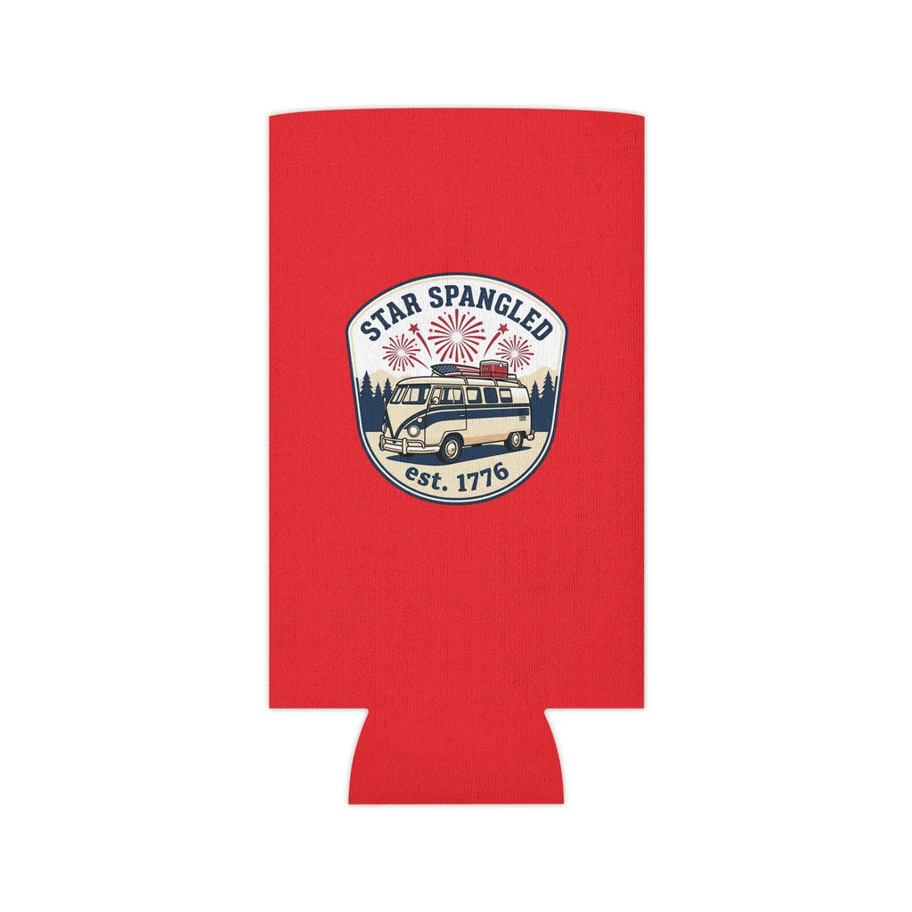 Star Spangled Van Can Koozie — Patriotic 1776 RV Beer Cooler