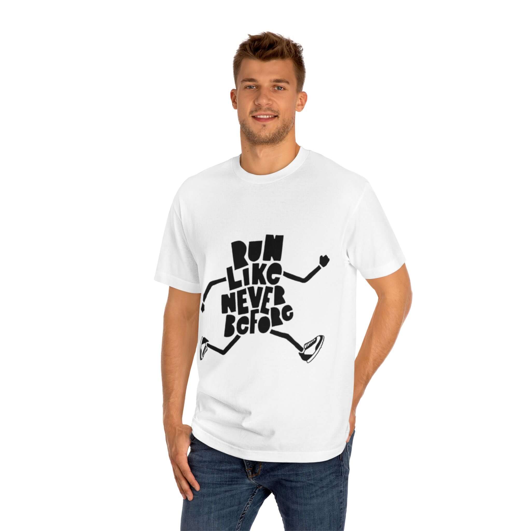 Run Like Never Before Unisex Classic Tee