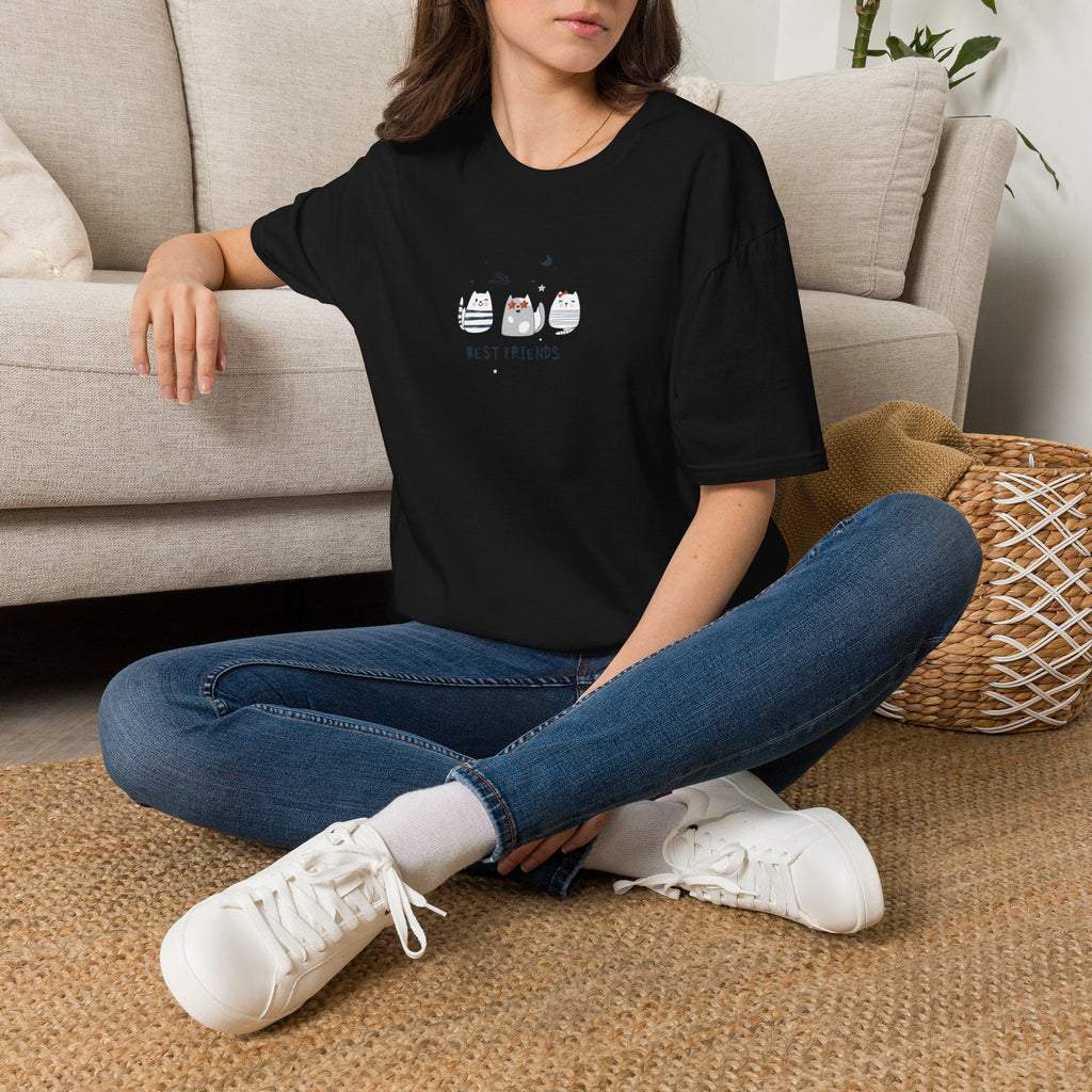 Cat Best Friends T-Shirt — Matching Cat Lover Tee