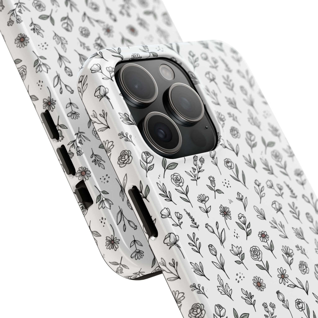 Floral Summer Vibe Phone Case — Tough Protective Floral All‑Over Print