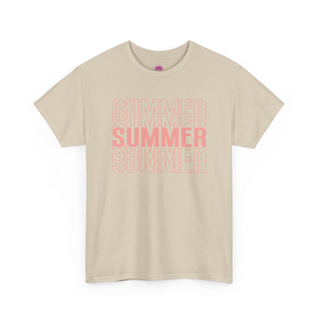 Pink "SUMMER" Graphic Tee — Summer Repeat