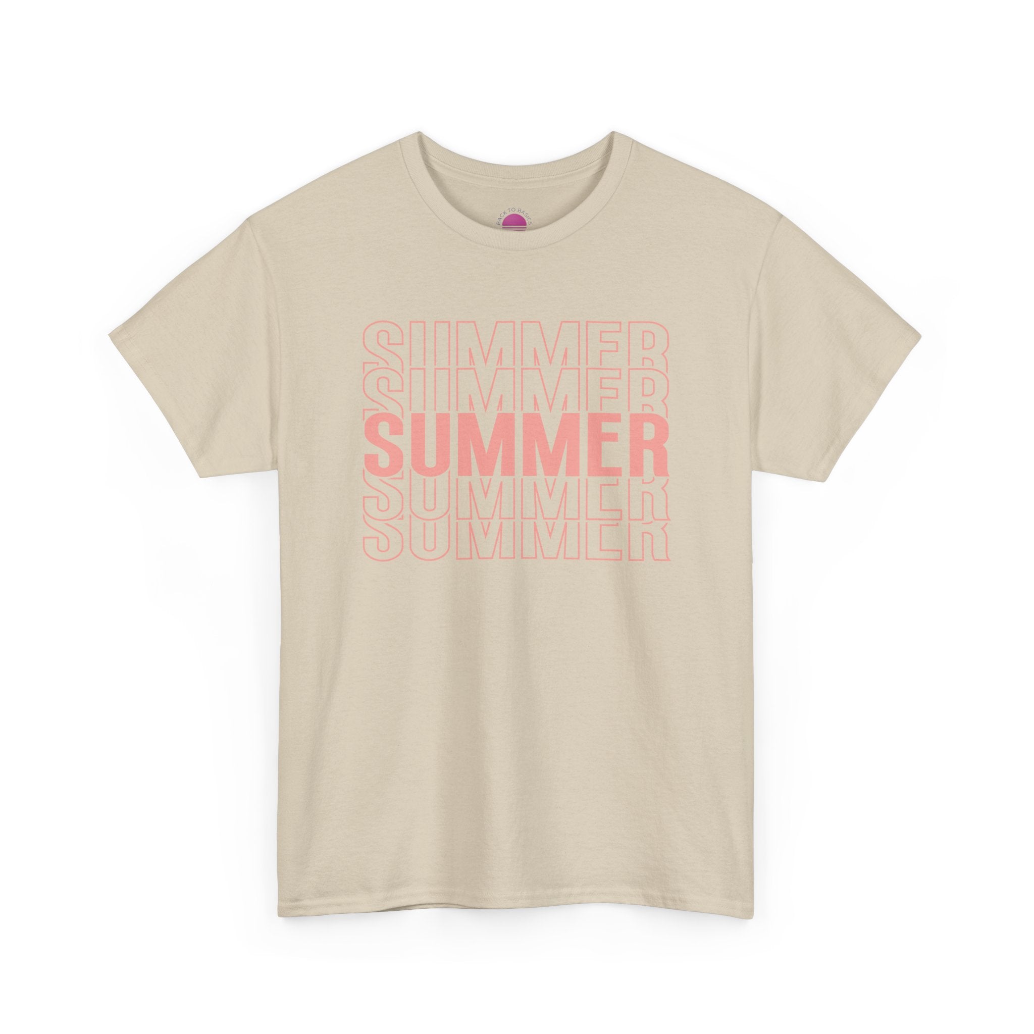 Pink "SUMMER" Graphic Tee — Summer Repeat
