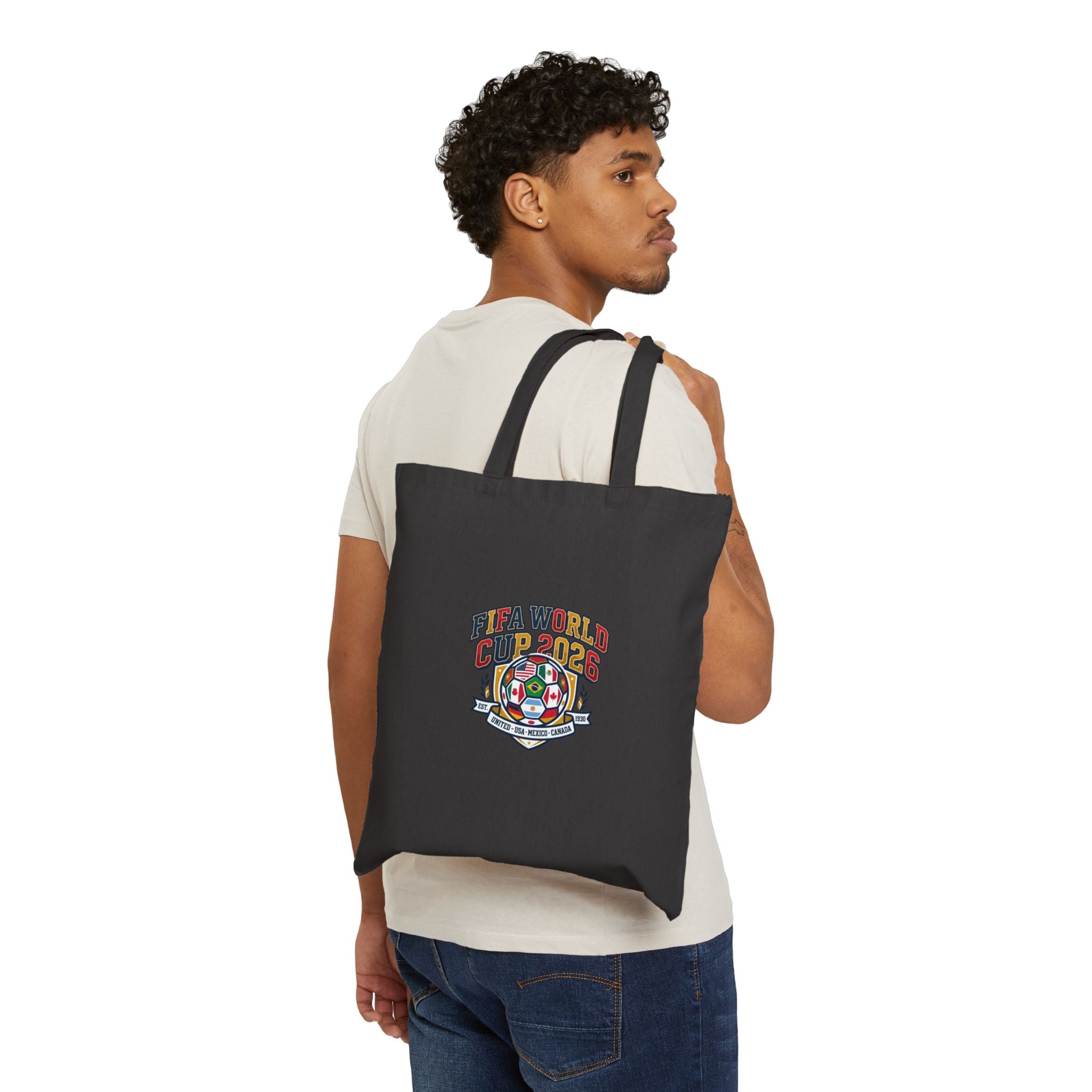 Soccer Crest Graphic Tote | match-day outfit, country colors