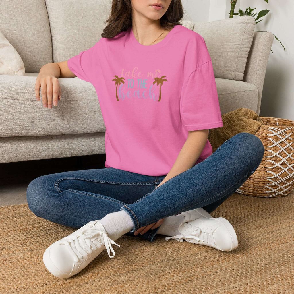Take Me to the Beach Pastel Palm T-Shirt