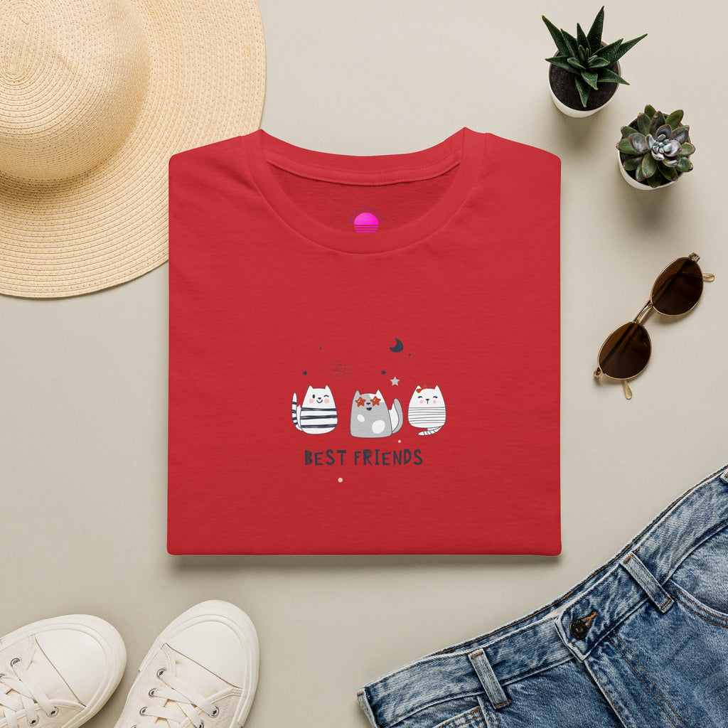 Cat Best Friends T-Shirt — Matching Cat Lover Tee