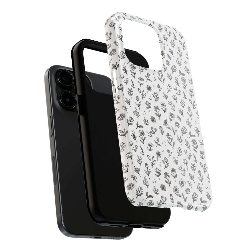 Floral Summer Vibe Phone Case — Tough Protective Floral All‑Over Print
