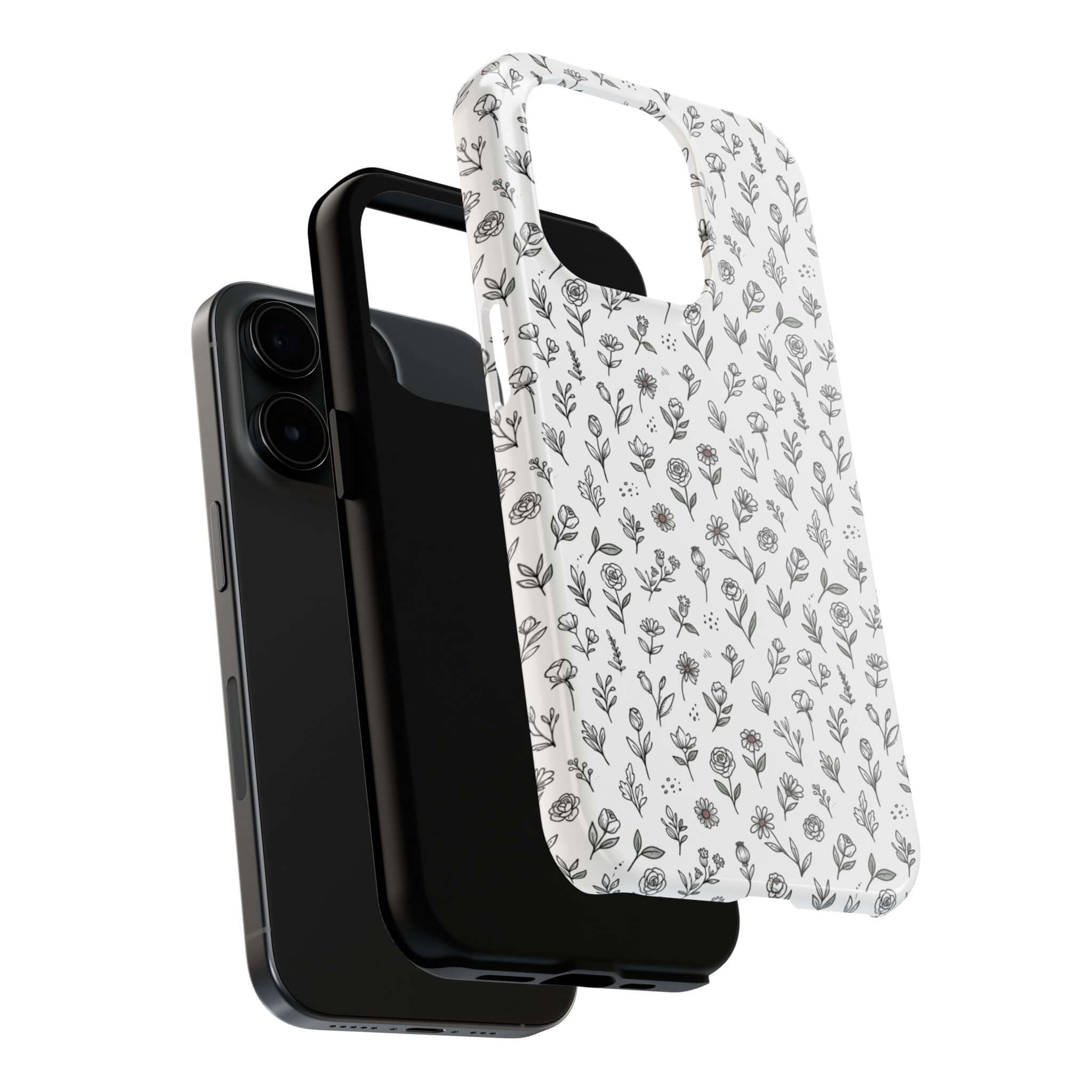 Floral Summer Vibe Phone Case — Tough Protective Floral All‑Over Print