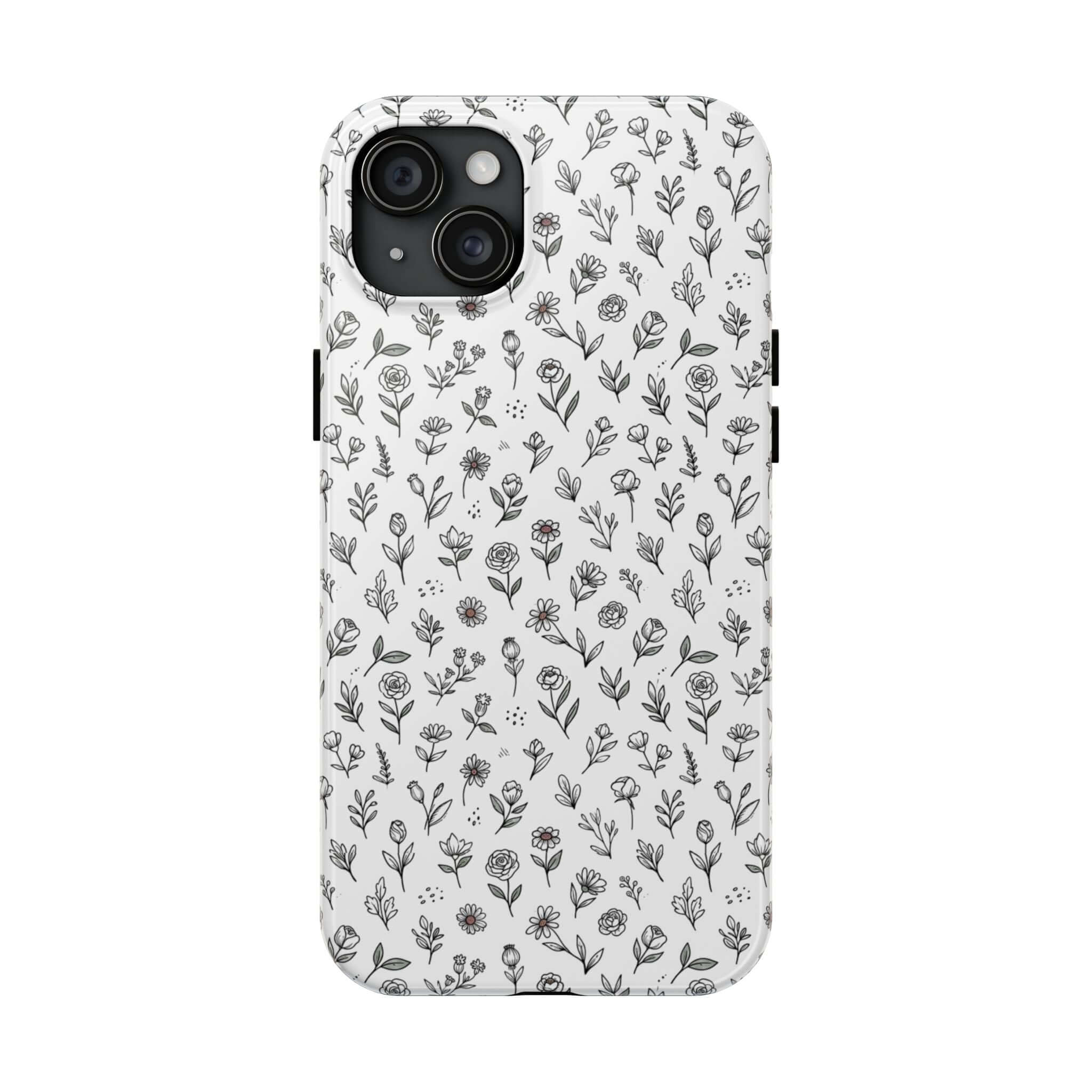 Floral Summer Vibe Phone Case — Tough Protective Floral All‑Over Print