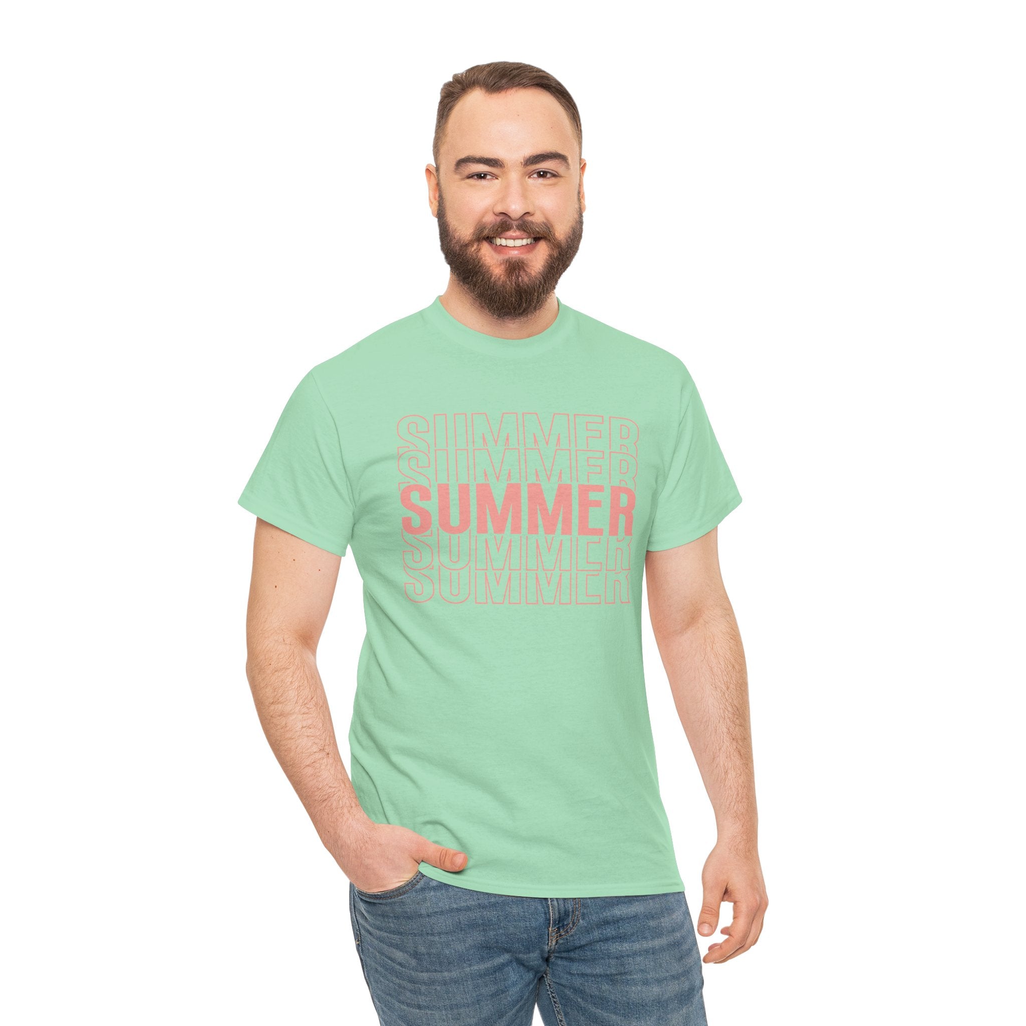 Pink "SUMMER" Graphic Tee — Summer Repeat
