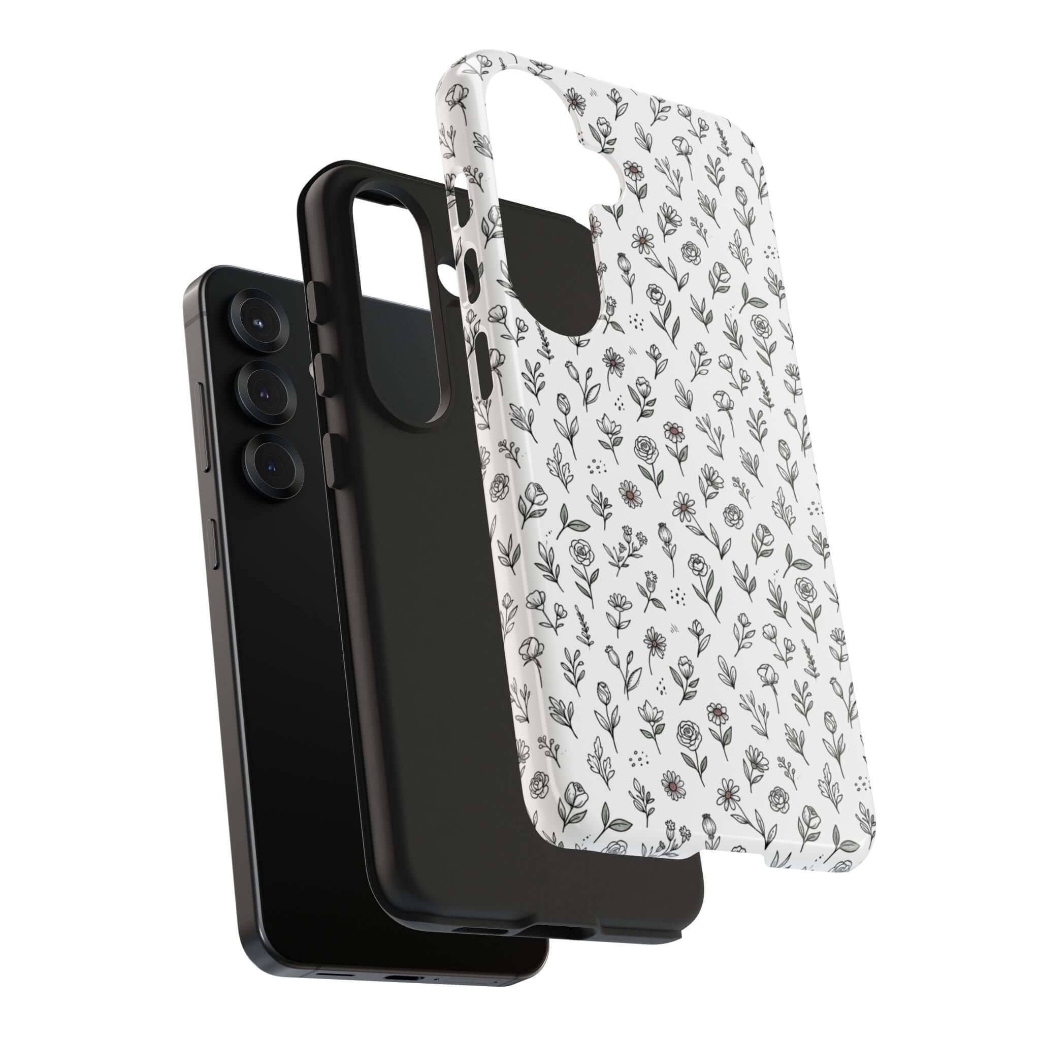 Floral Summer Vibe Phone Case — Tough Protective Floral All‑Over Print