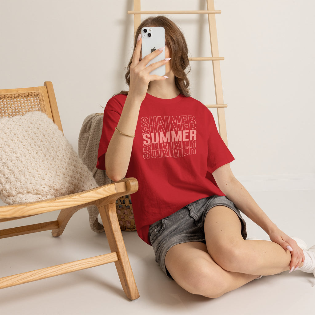 Pink "SUMMER" Graphic Tee — Summer Repeat
