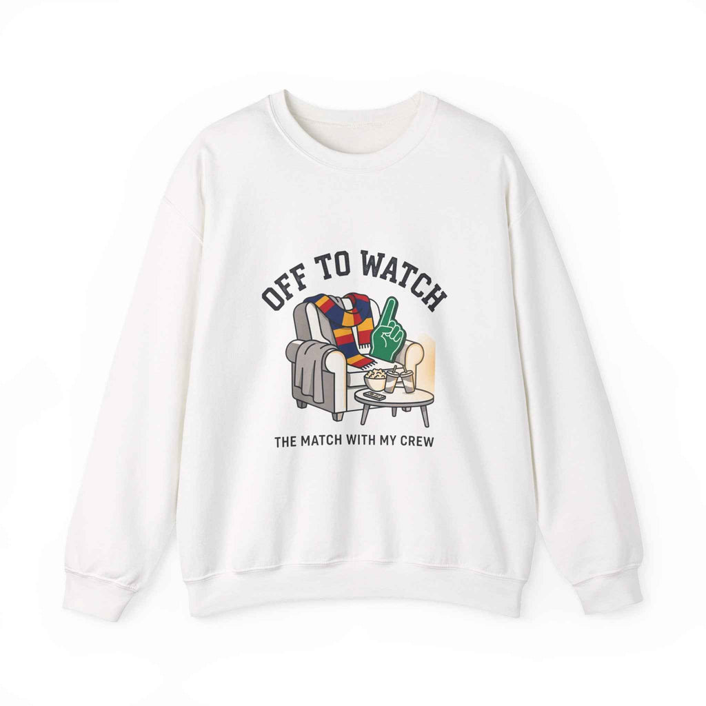 Off to Watch Crewneck Sweatshirt | Soccer Watch Party, Match-Day Outfit