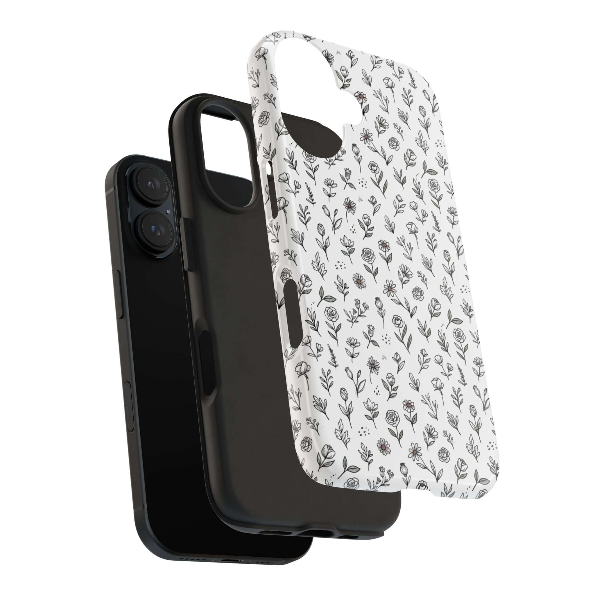 Floral Summer Vibe Phone Case — Tough Protective Floral All‑Over Print