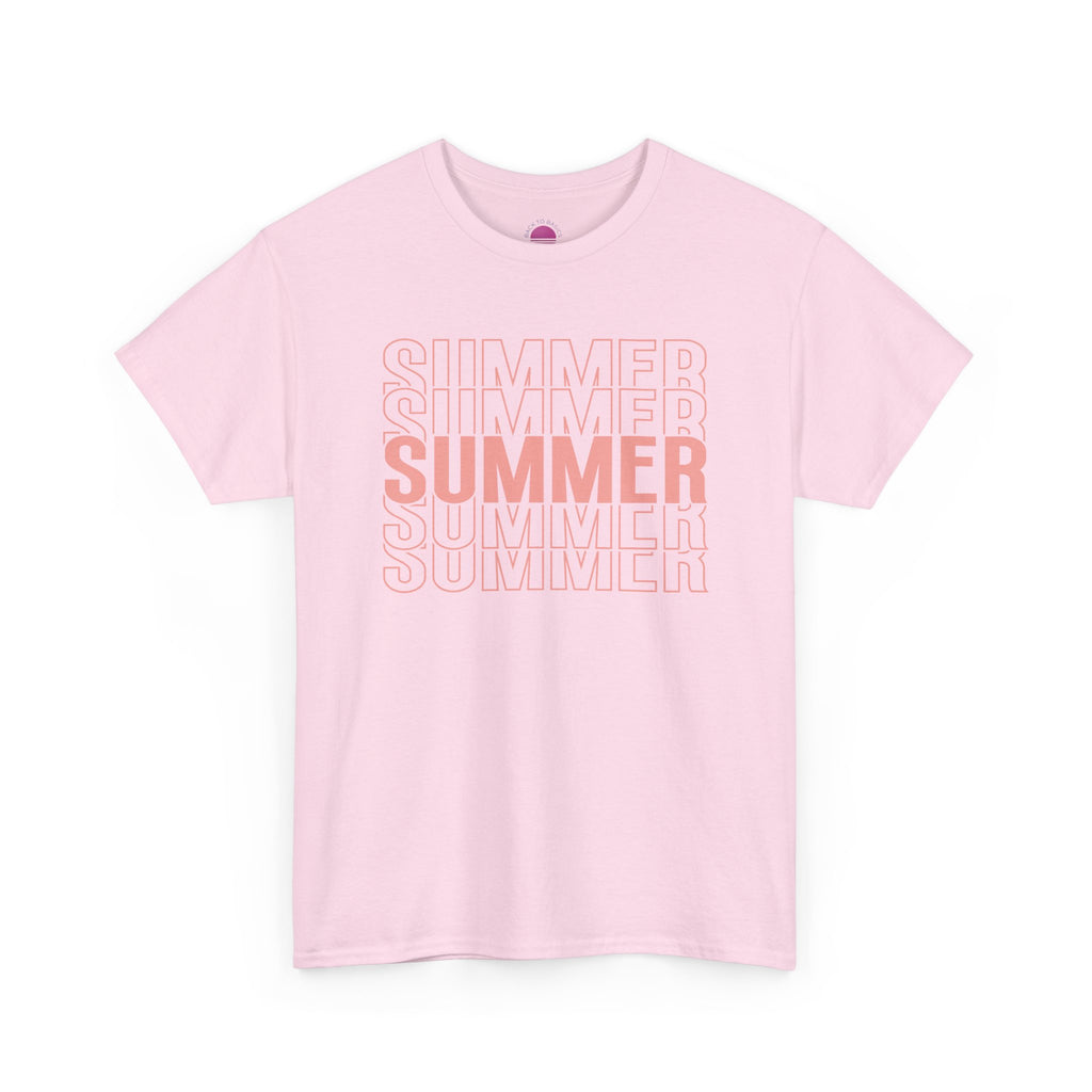 Pink "SUMMER" Graphic Tee — Summer Repeat