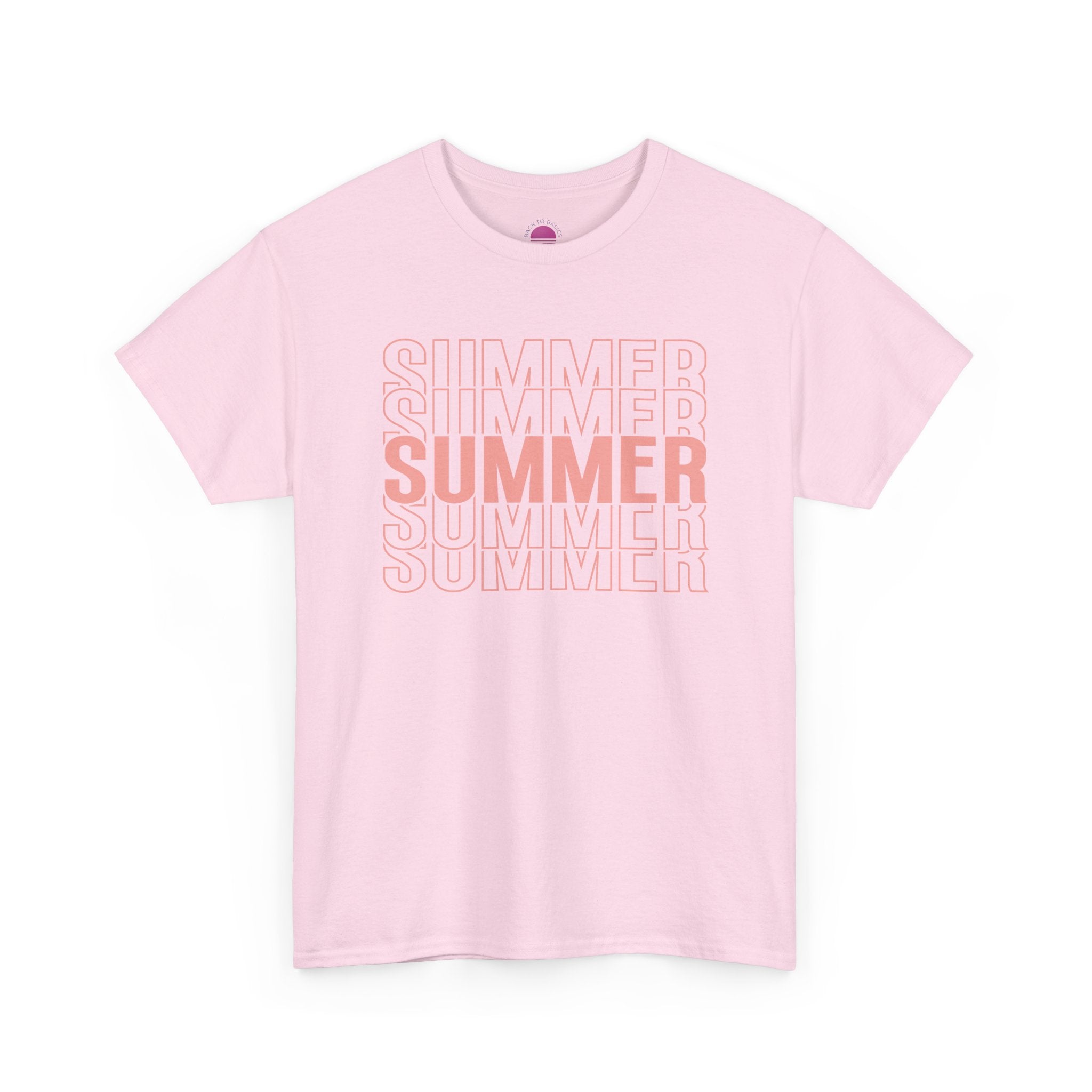 Pink "SUMMER" Graphic Tee — Summer Repeat