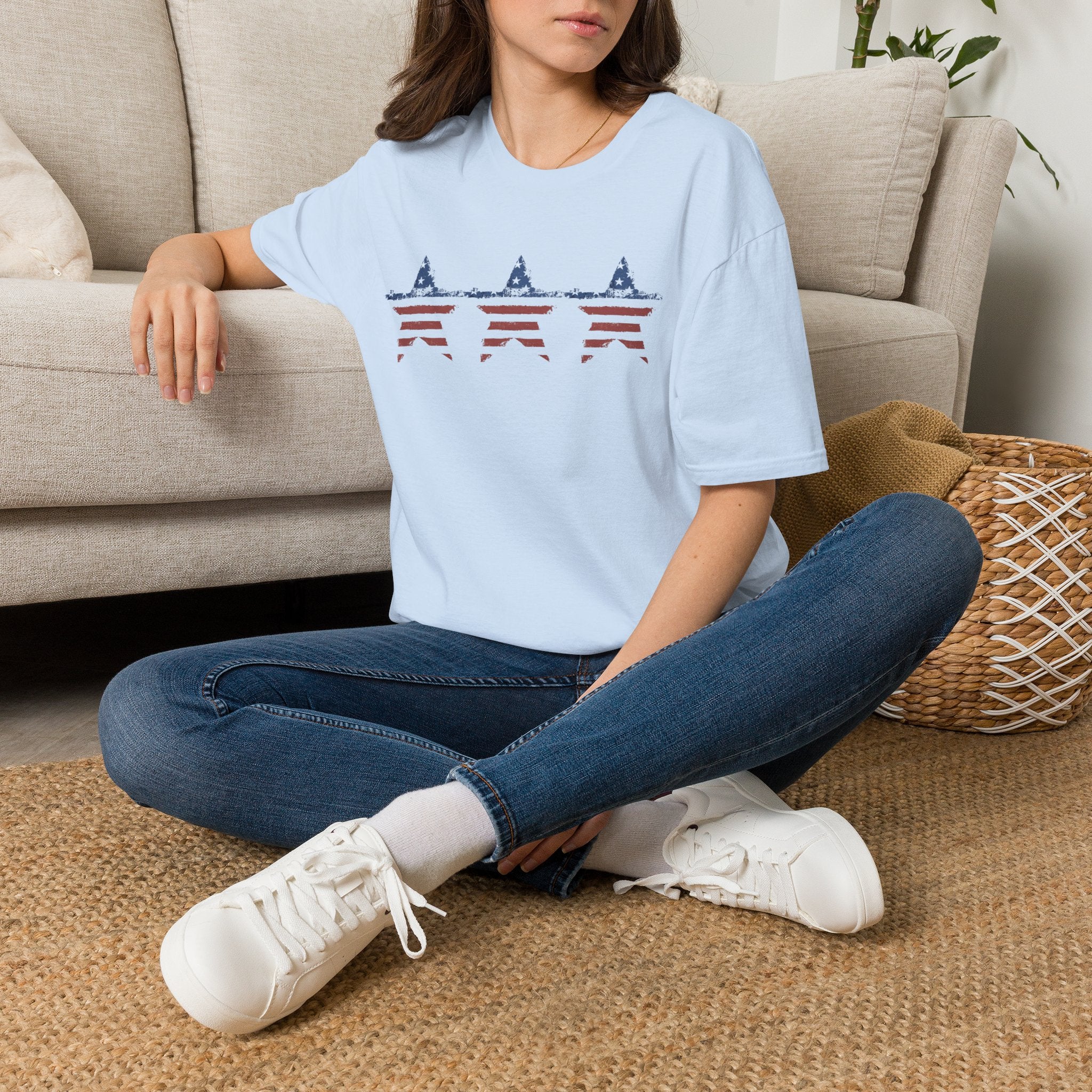 Patriotic Star Stripe T-Shirt — American Flag Stars & Stripes Tee