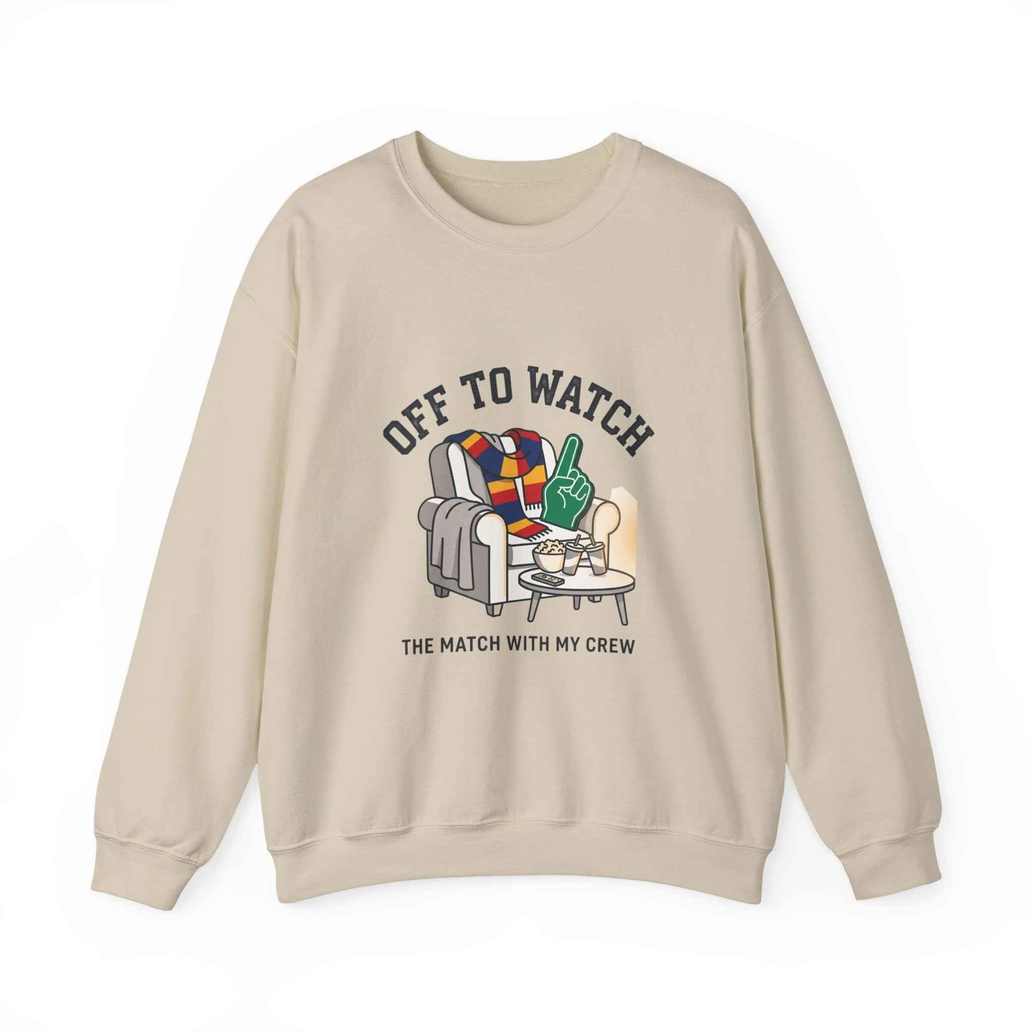 Off to Watch Crewneck Sweatshirt | Soccer Watch Party, Match-Day Outfit