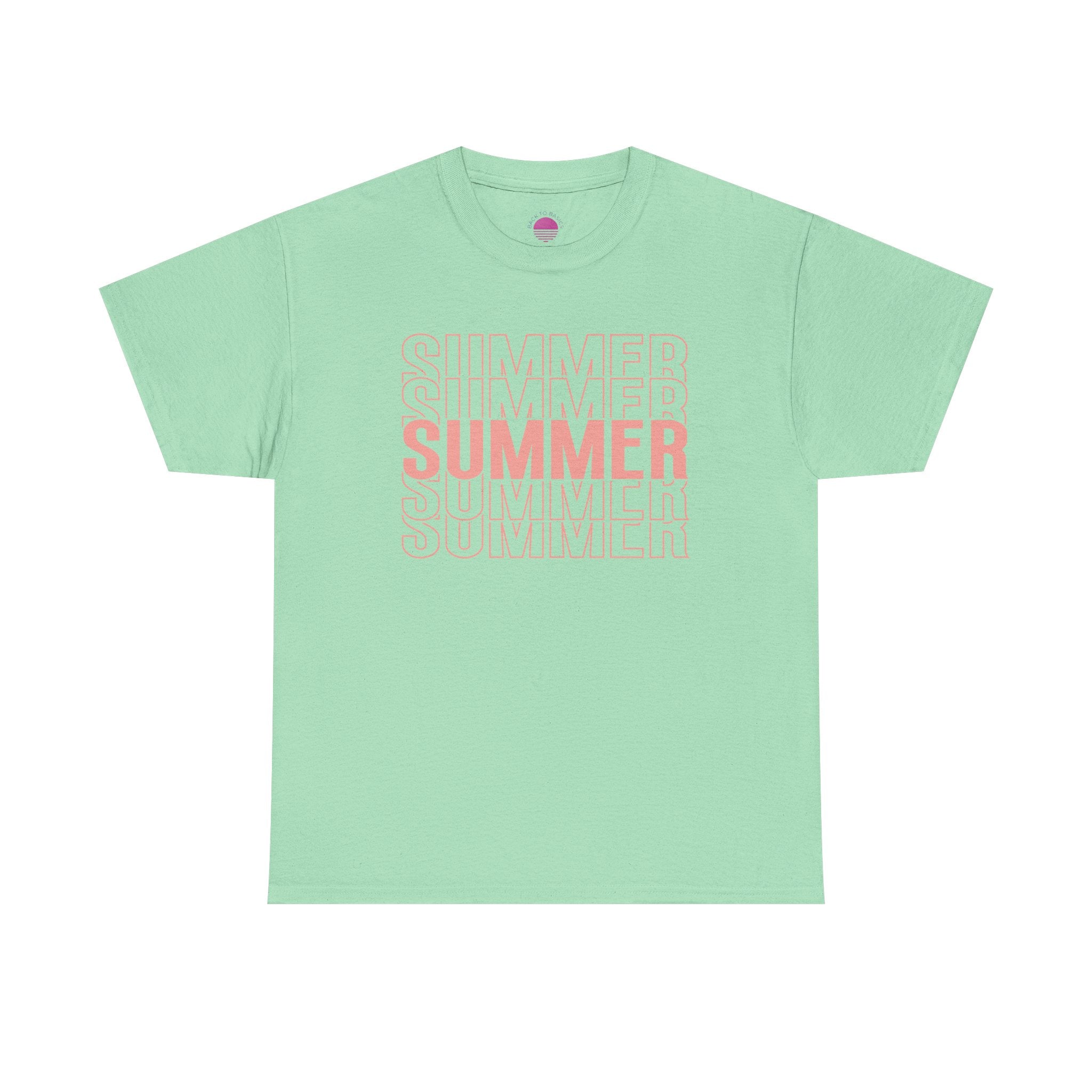 Pink "SUMMER" Graphic Tee — Summer Repeat