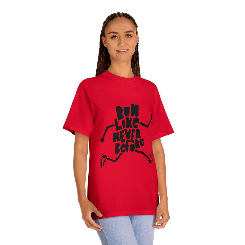 Run Like Never Before Unisex Classic Tee