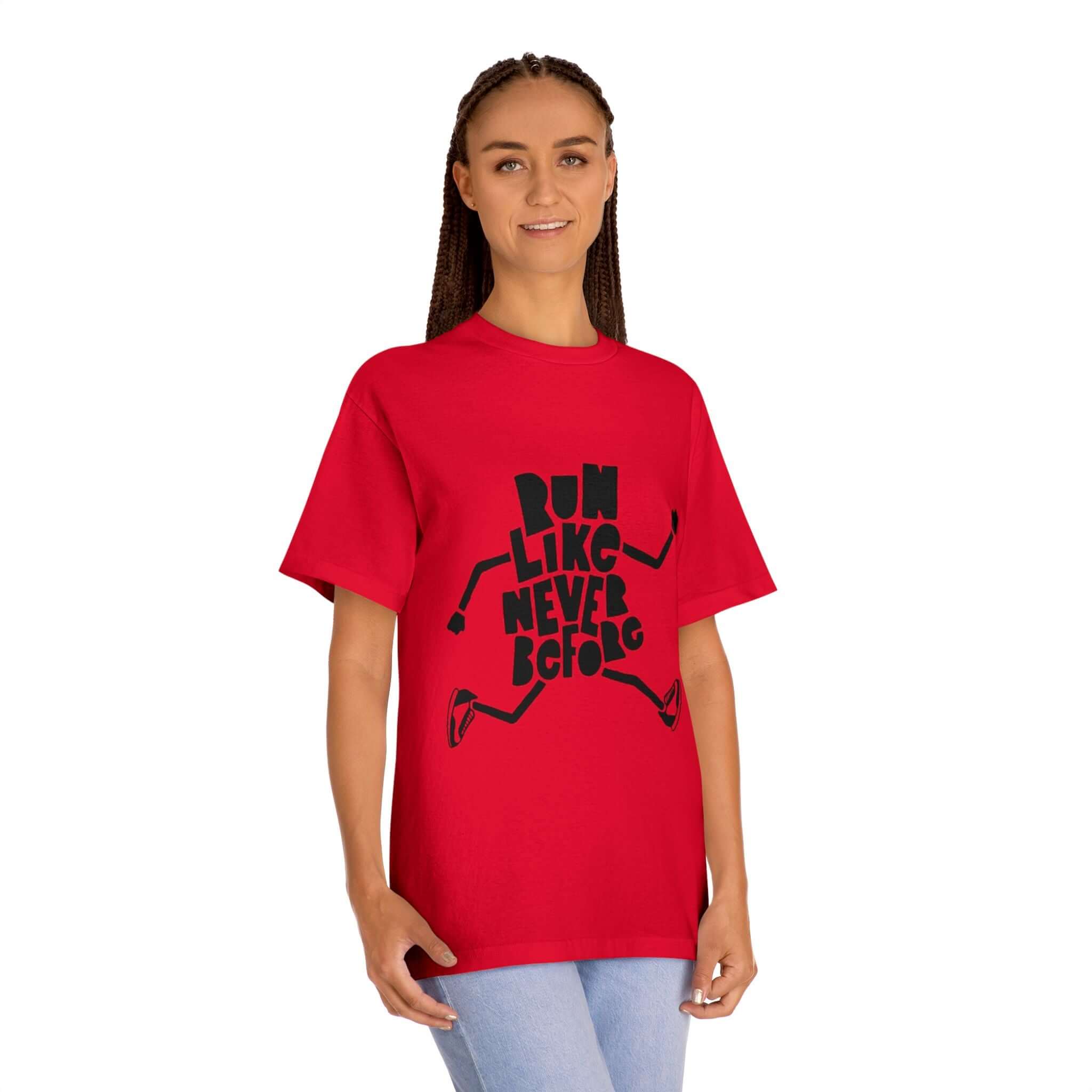 Run Like Never Before Unisex Classic Tee