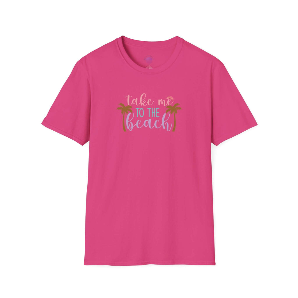Take Me to the Beach Pastel Palm T-Shirt
