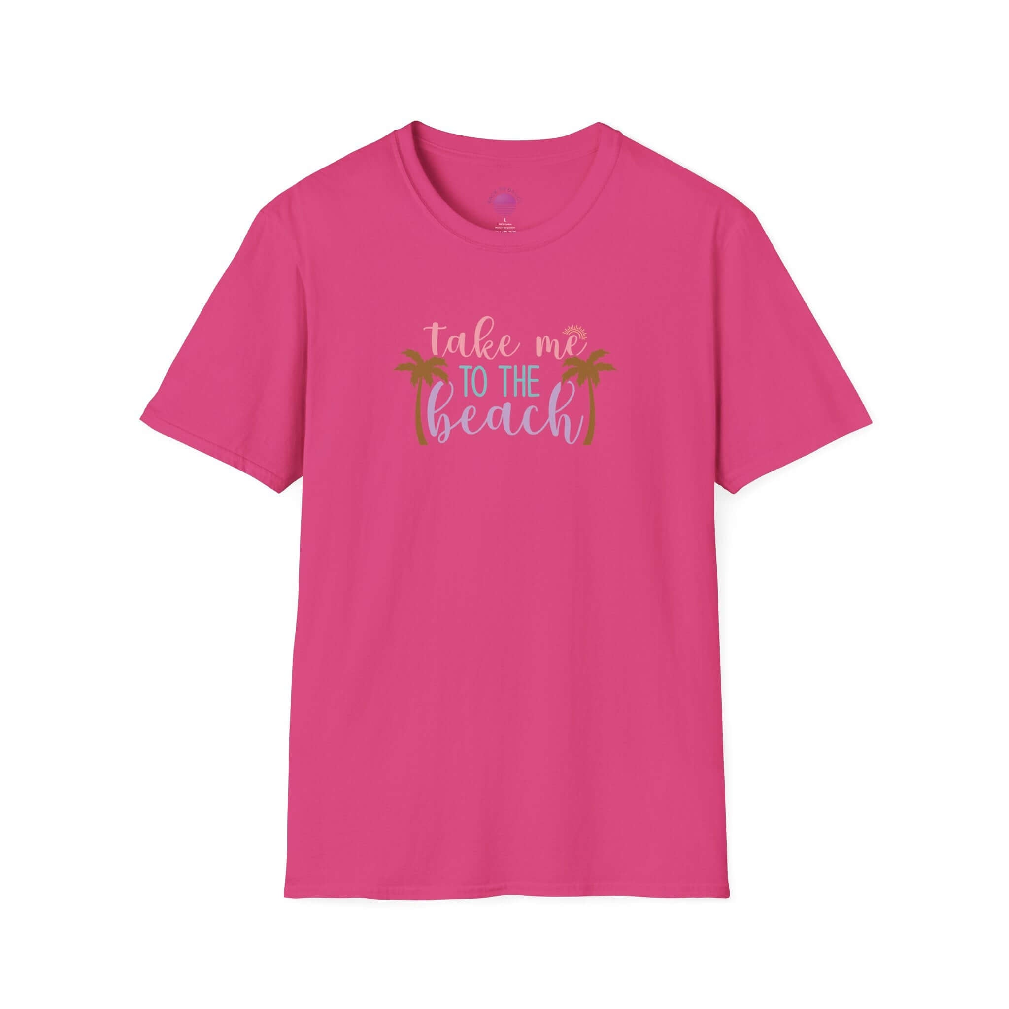 Take Me to the Beach Pastel Palm T-Shirt