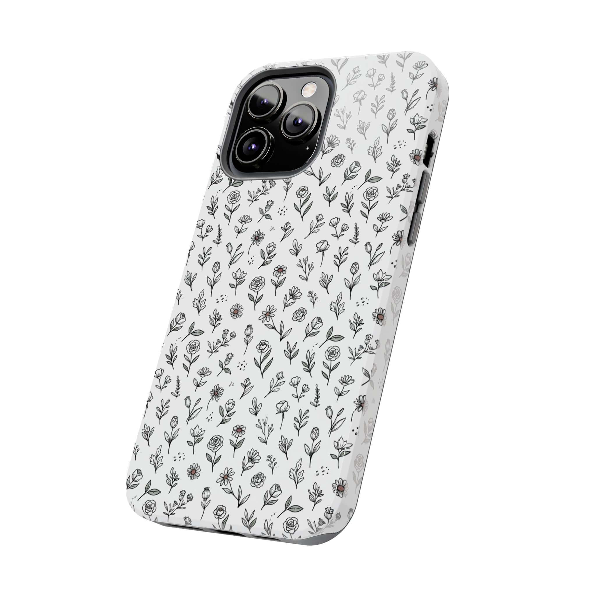 Floral Summer Vibe Phone Case — Tough Protective Floral All‑Over Print
