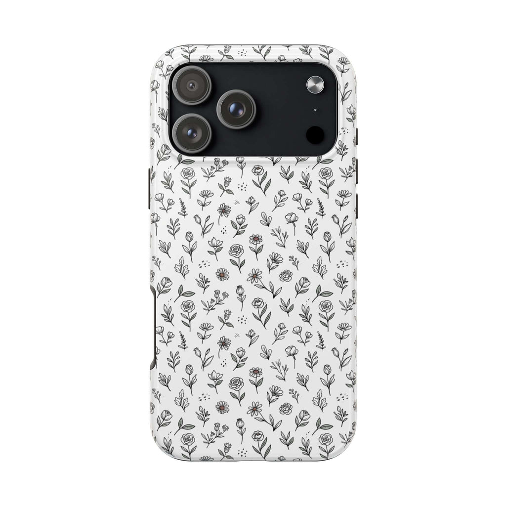 Floral Summer Vibe Phone Case — Tough Protective Floral All‑Over Print