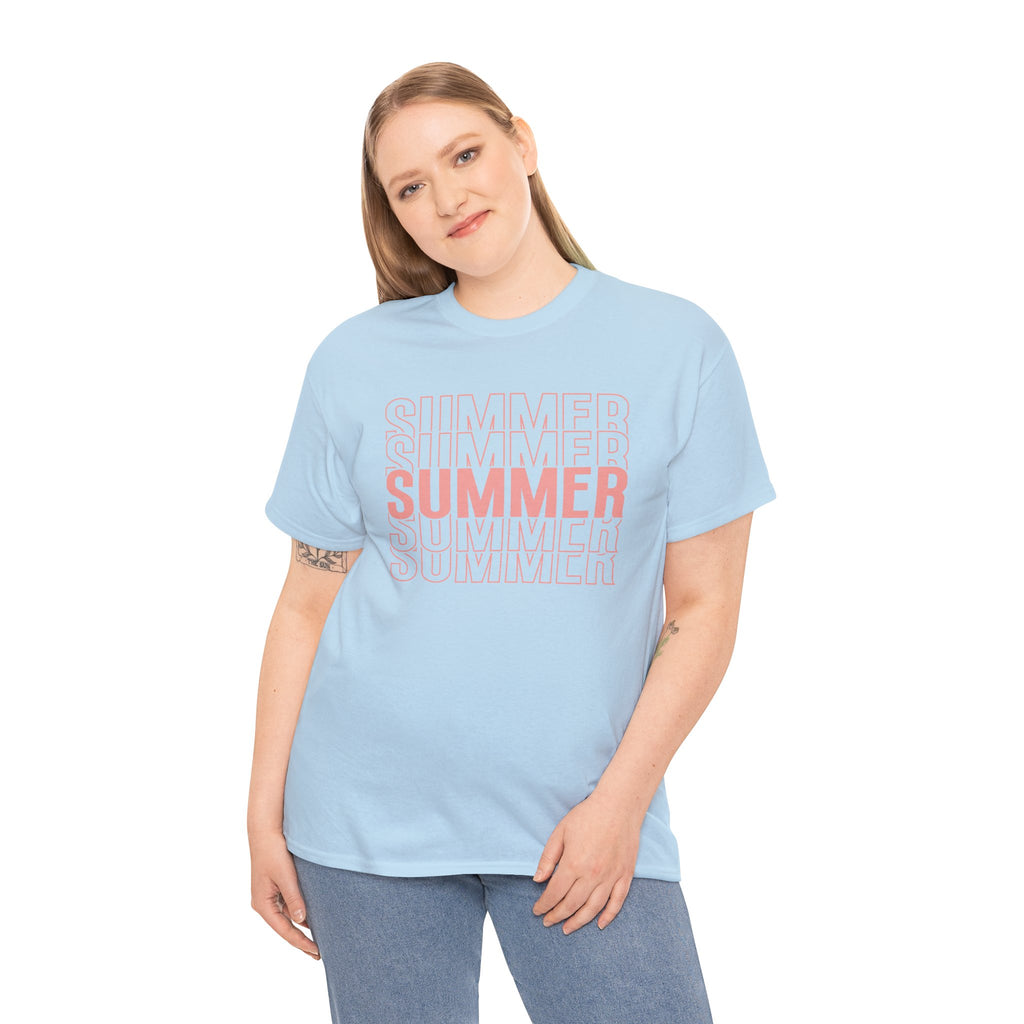 Pink "SUMMER" Graphic Tee — Summer Repeat