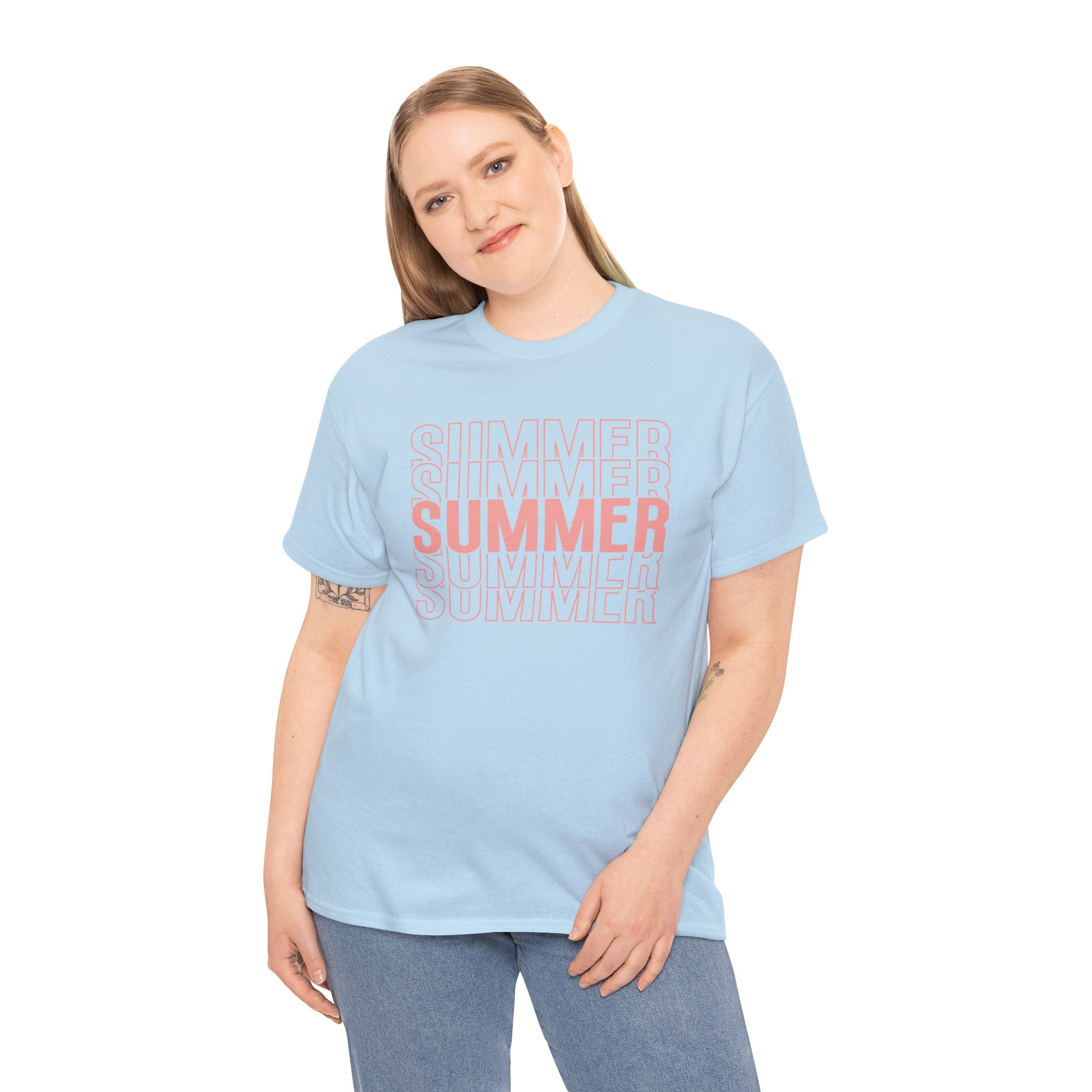 Pink "SUMMER" Graphic Tee — Summer Repeat