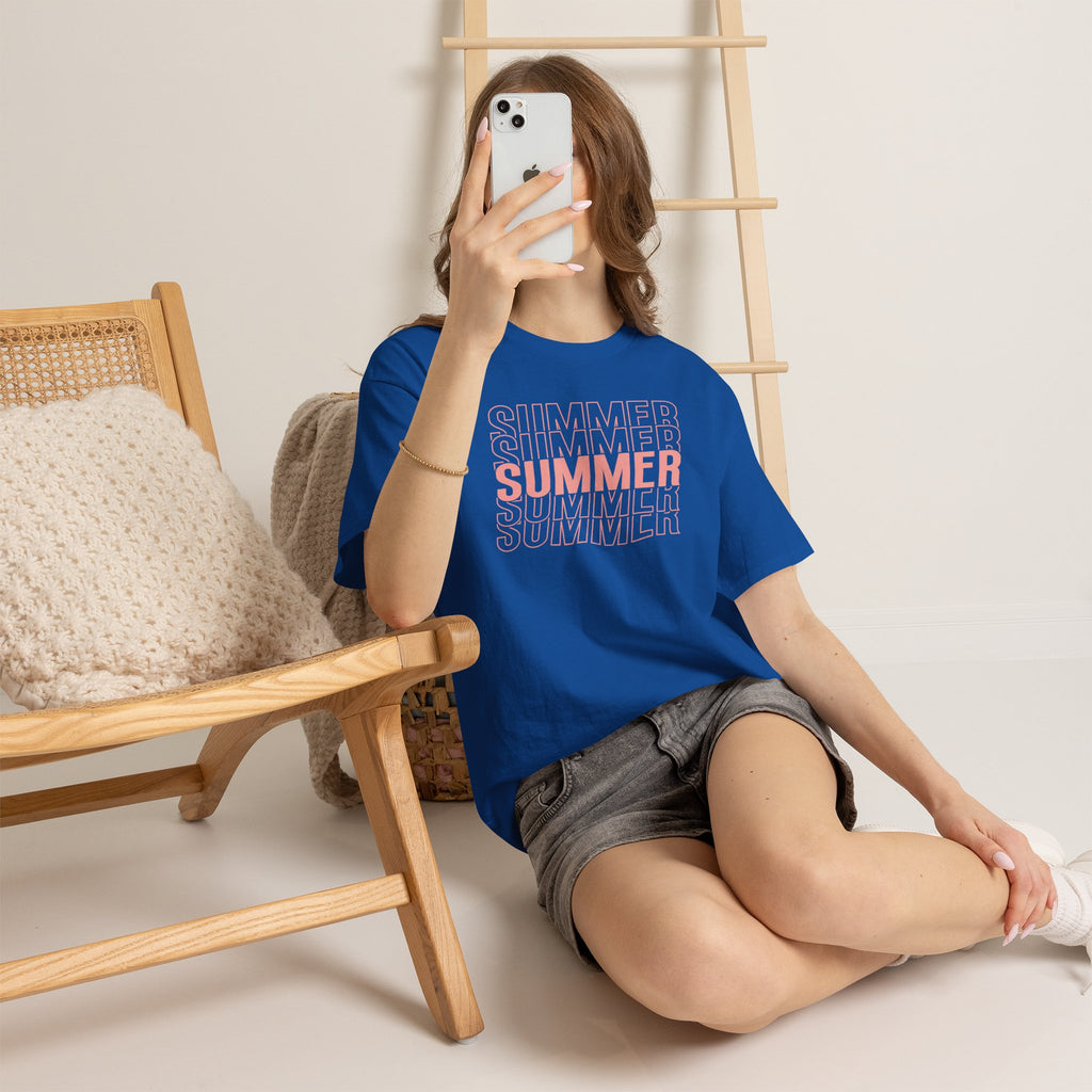 Pink "SUMMER" Graphic Tee — Summer Repeat