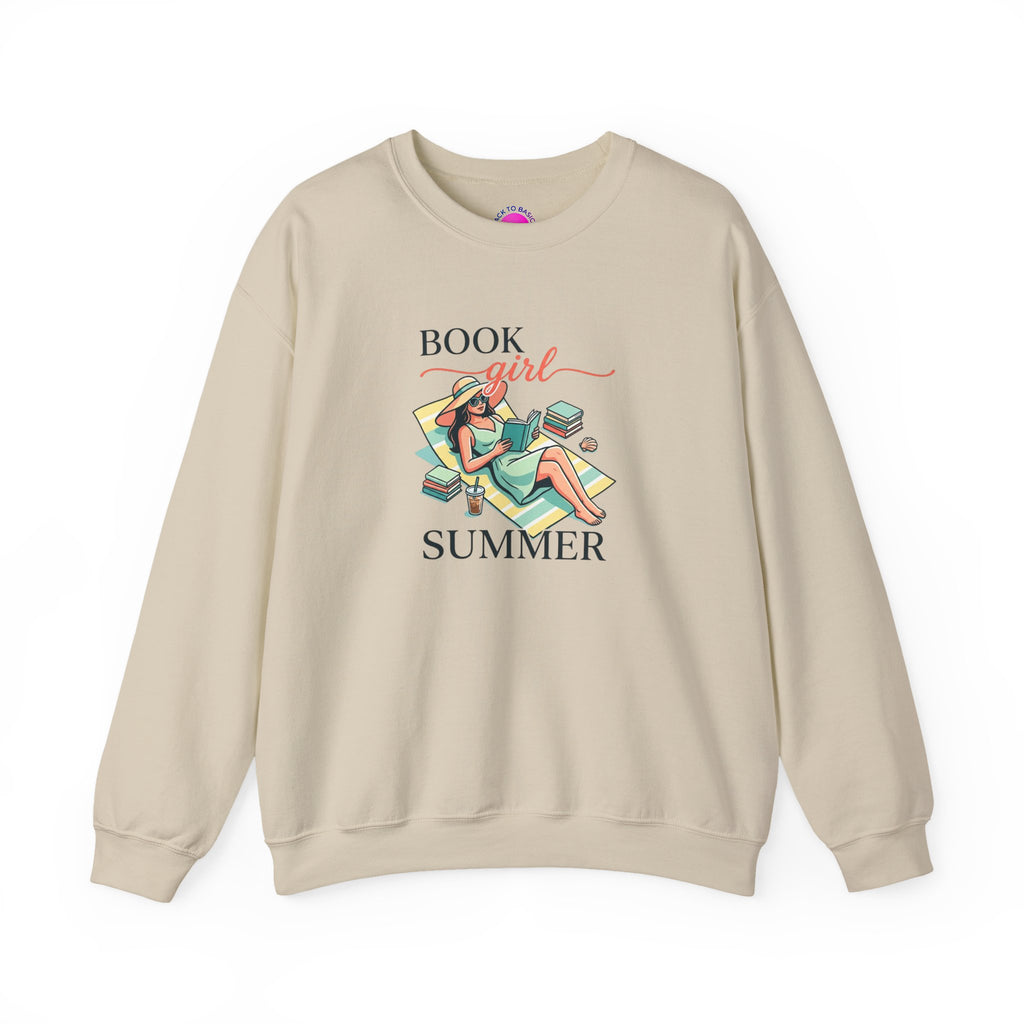 Book Girl Summer Sweatshirt | BookTok, bookish summer aesthetic