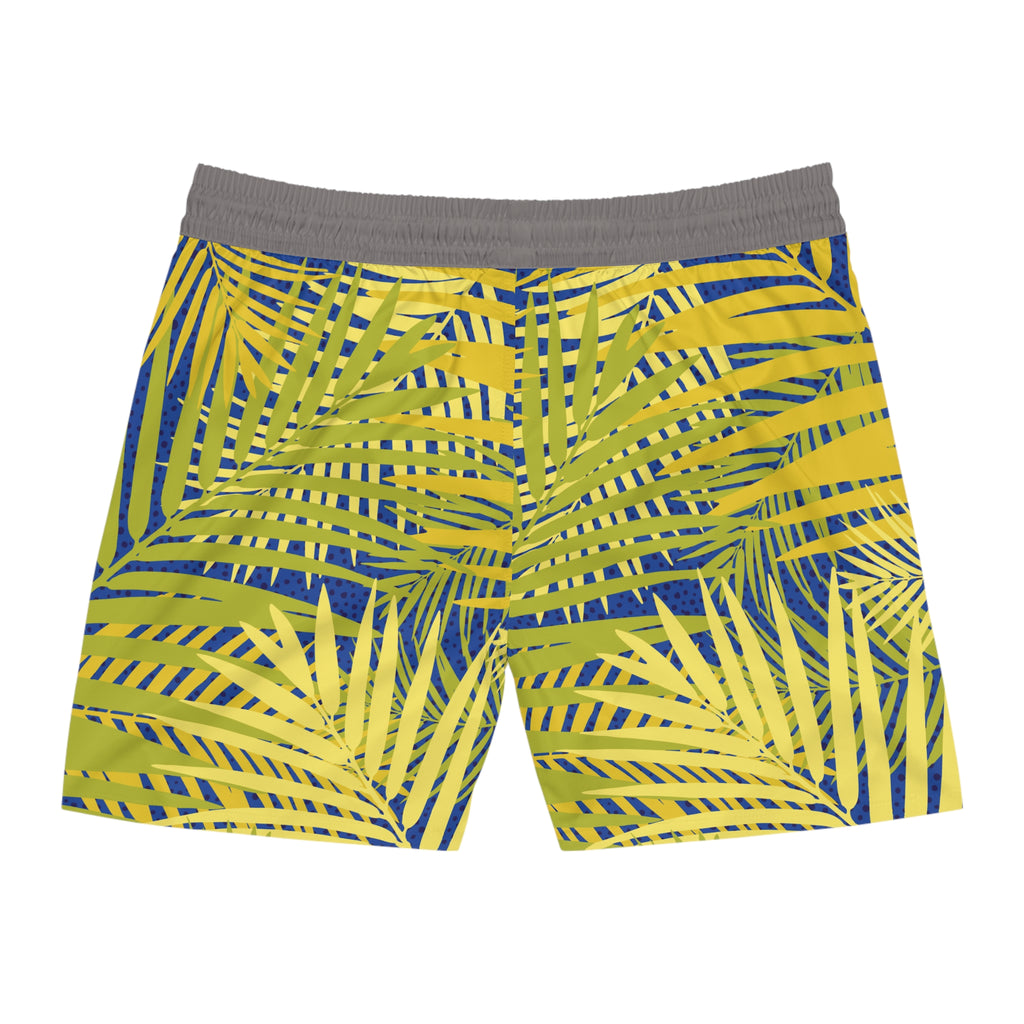 Men's Tropical Swim Shorts — Tropical Vibe Mid-Length Swimshorts