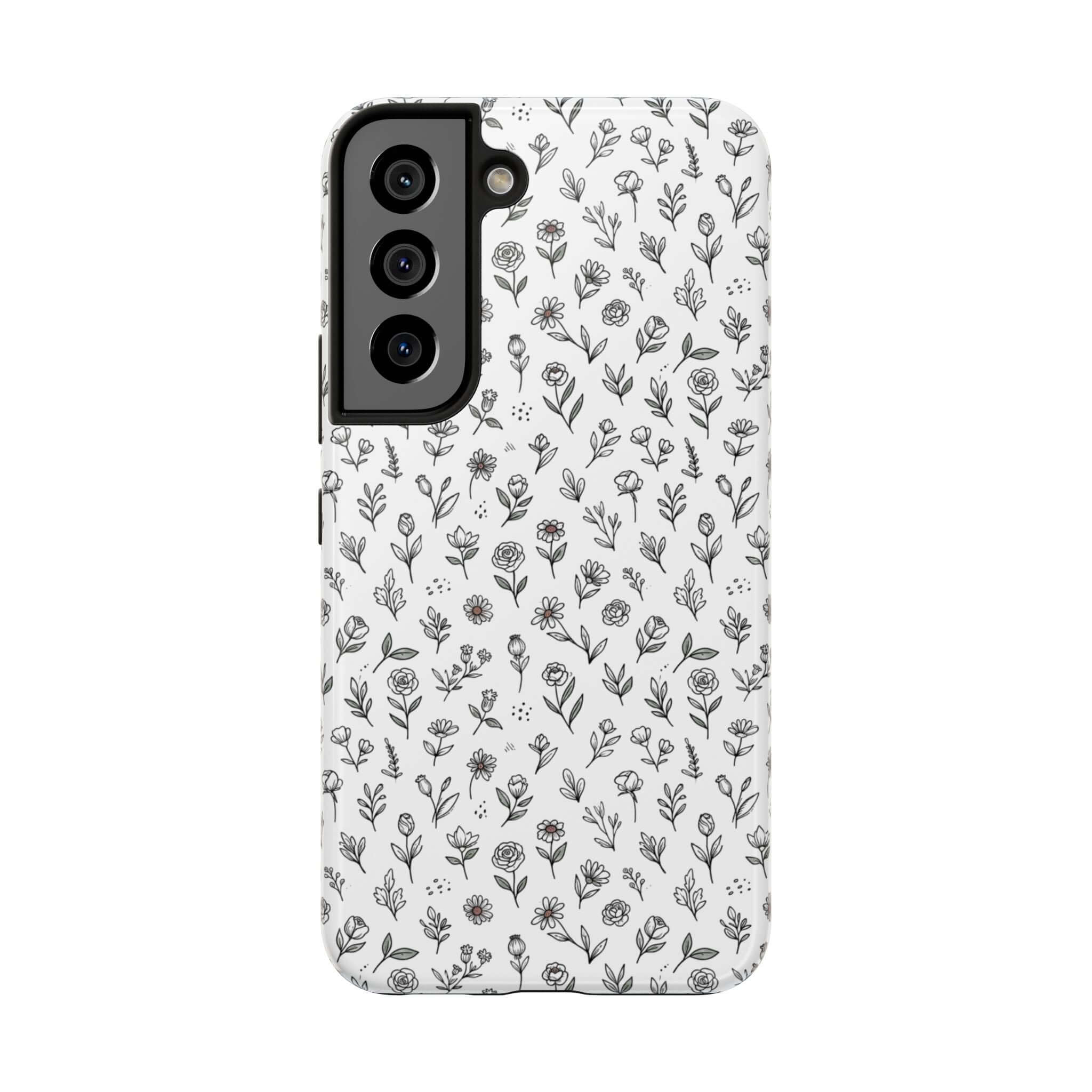 Floral Summer Vibe Phone Case — Tough Protective Floral All‑Over Print