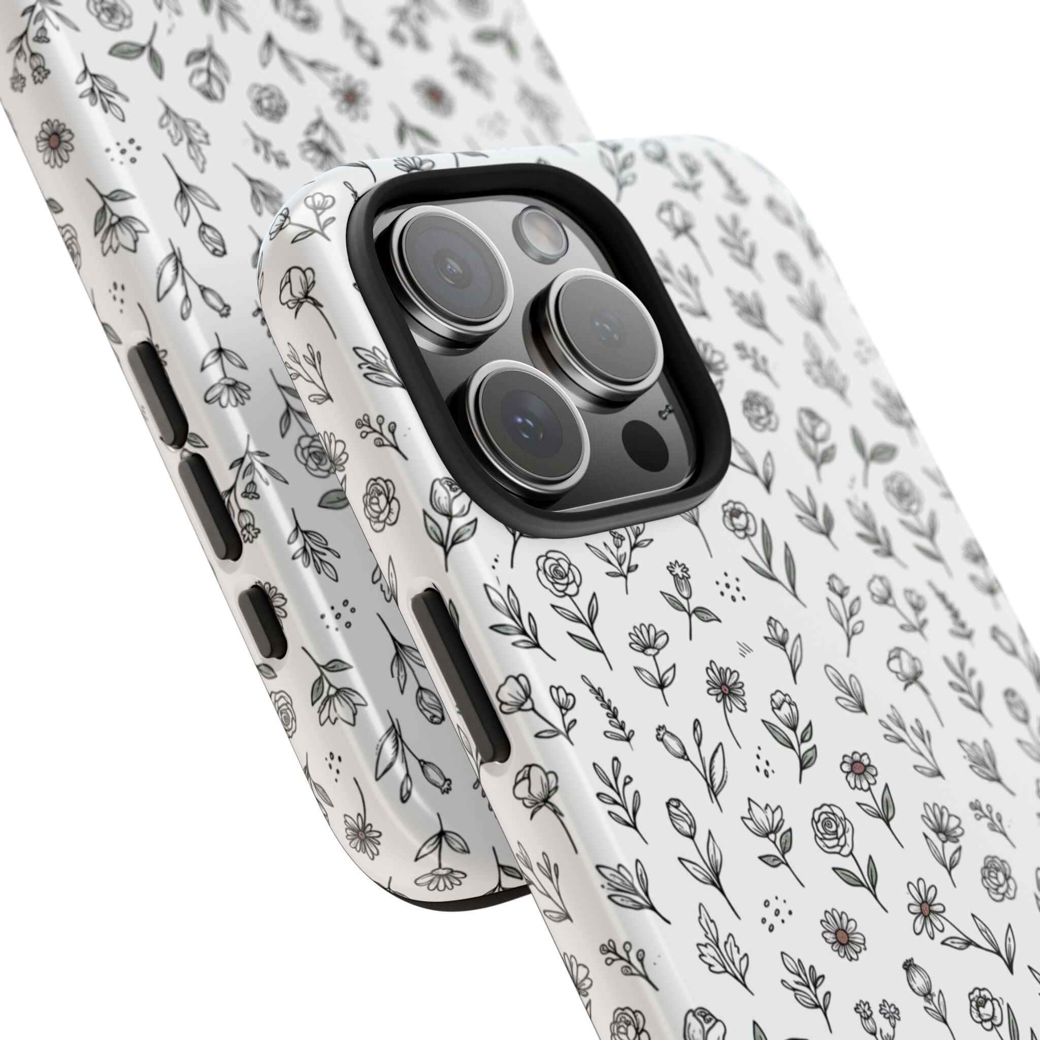 Floral Summer Vibe Phone Case — Tough Protective Floral All‑Over Print