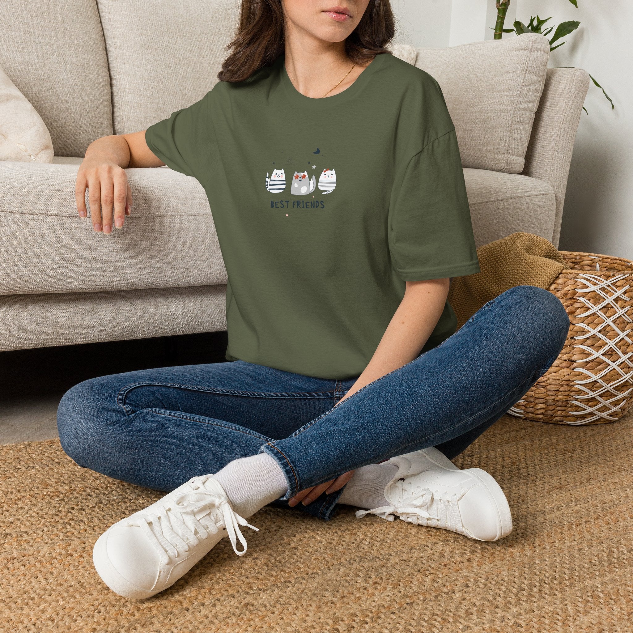Cat Best Friends T-Shirt — Matching Cat Lover Tee