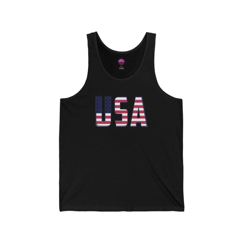 American Flag Tank Top — USA Patriotic 4th of July Graphic Tank