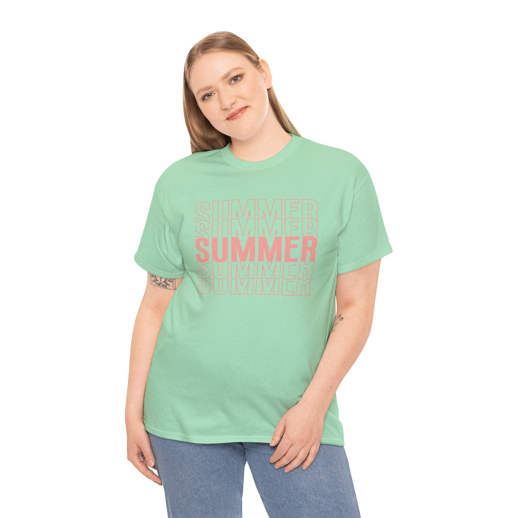 Pink "SUMMER" Graphic Tee — Summer Repeat