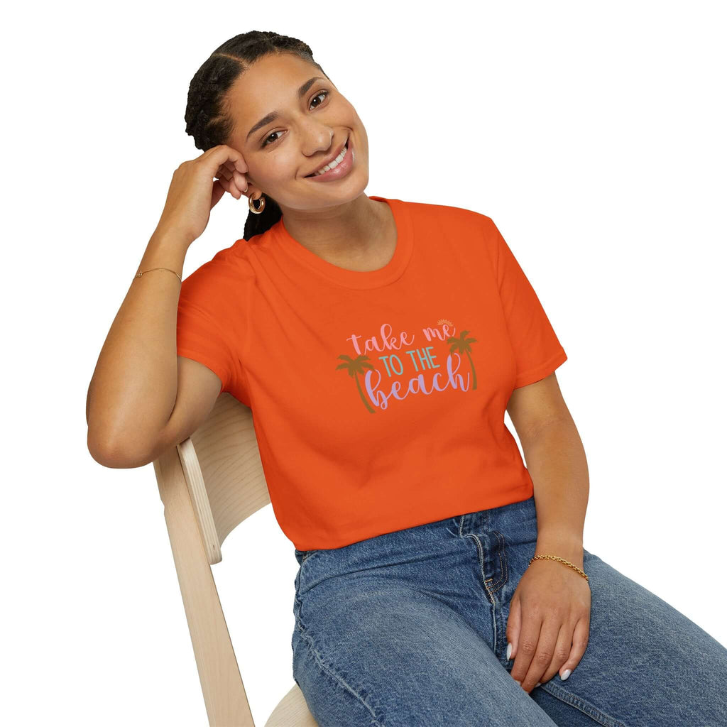 Take Me to the Beach Pastel Palm T-Shirt