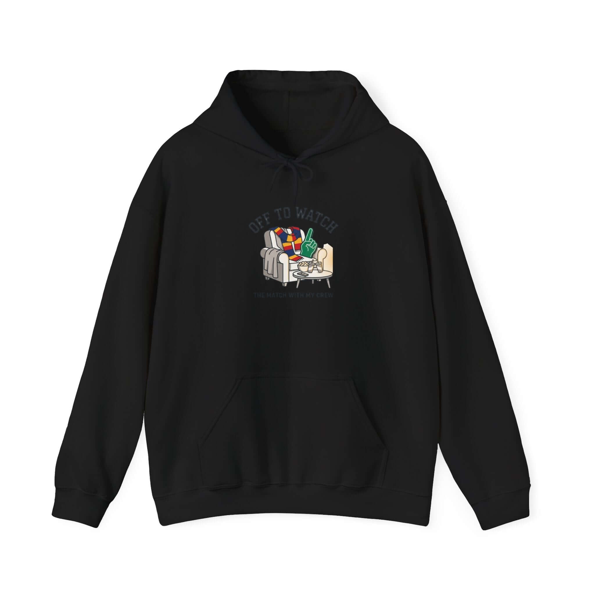 Off to Watch Soccer Hoodie | soccer watch party, cozy hoodie
